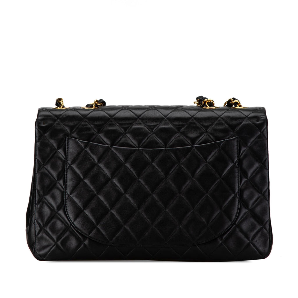 Chanel Maxi Classic Lambskin Single Flap (SHG-kQKahZ)