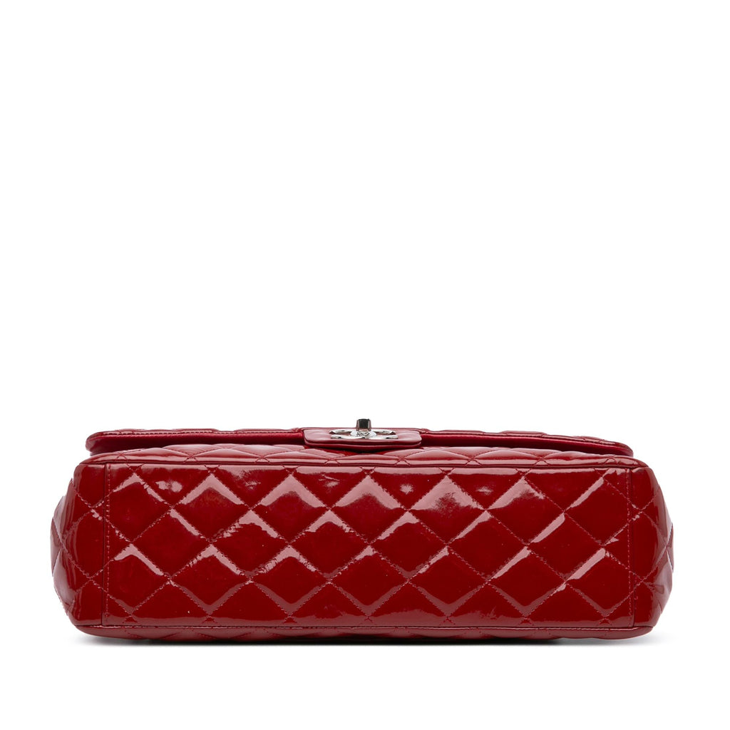 Chanel Maxi Classic Patent Double Flap