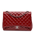 Chanel Maxi Classic Patent Double Flap