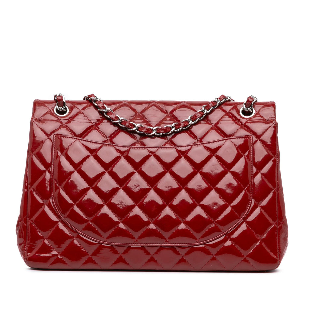 Chanel Maxi Classic Patent Double Flap