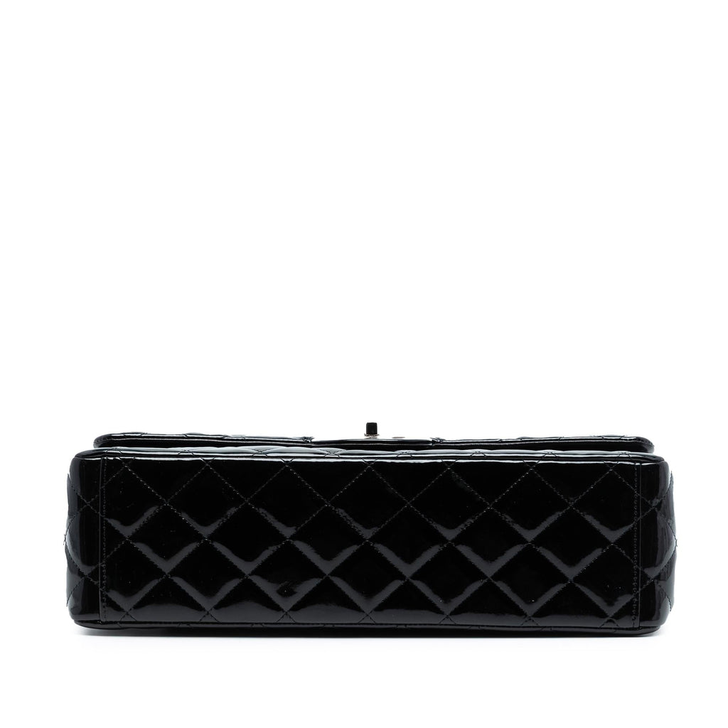 Chanel Maxi Classic Patent Double Flap