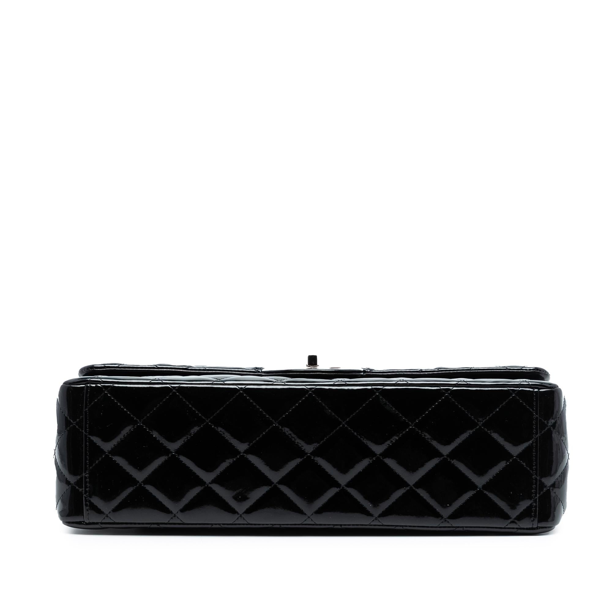 Chanel Maxi Classic Patent Double Flap