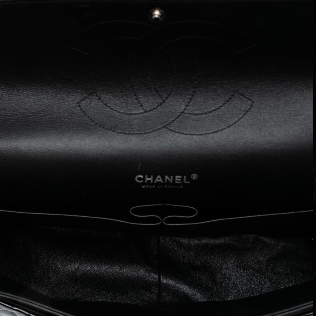 Chanel Maxi Classic Patent Double Flap