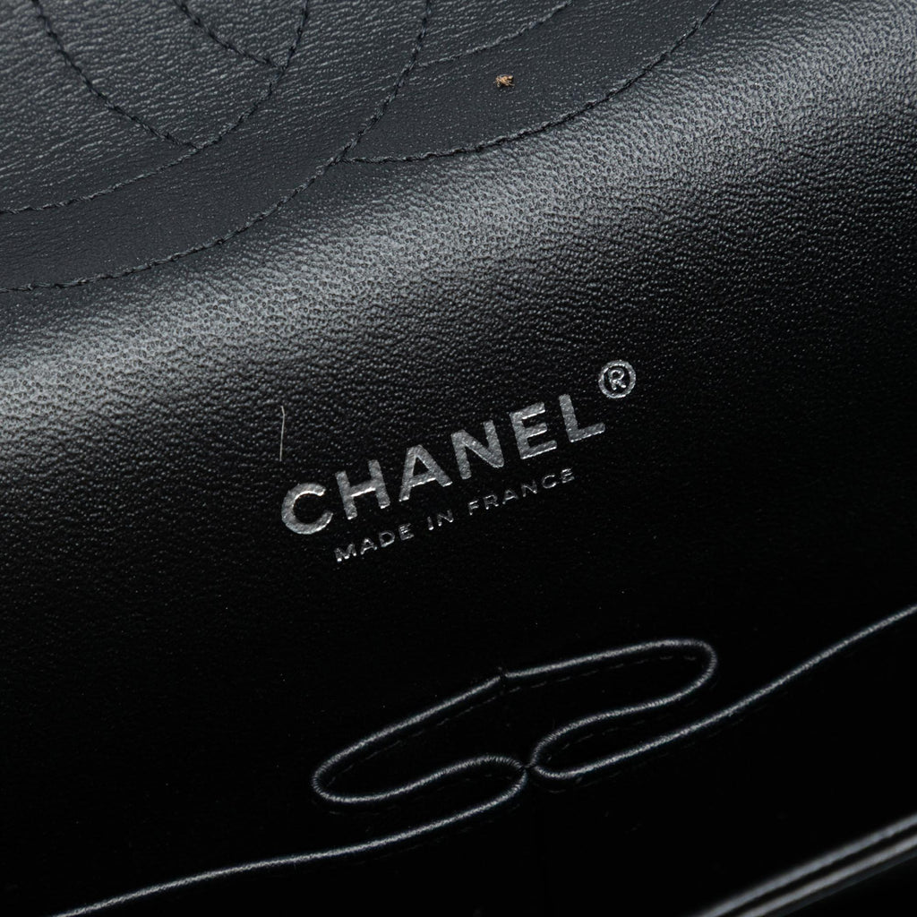 Chanel Maxi Classic Patent Double Flap