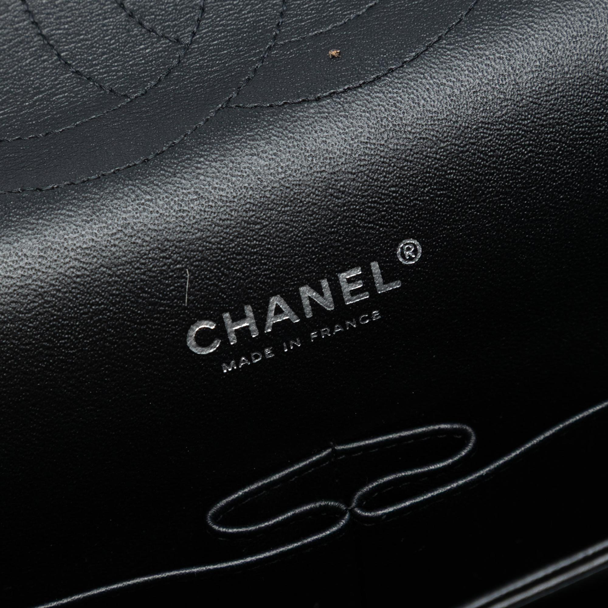 Chanel Maxi Classic Patent Double Flap