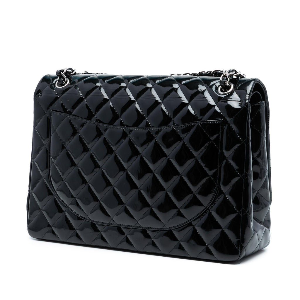 Chanel Maxi Classic Patent Double Flap