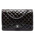 Chanel Maxi Classic Patent Double Flap
