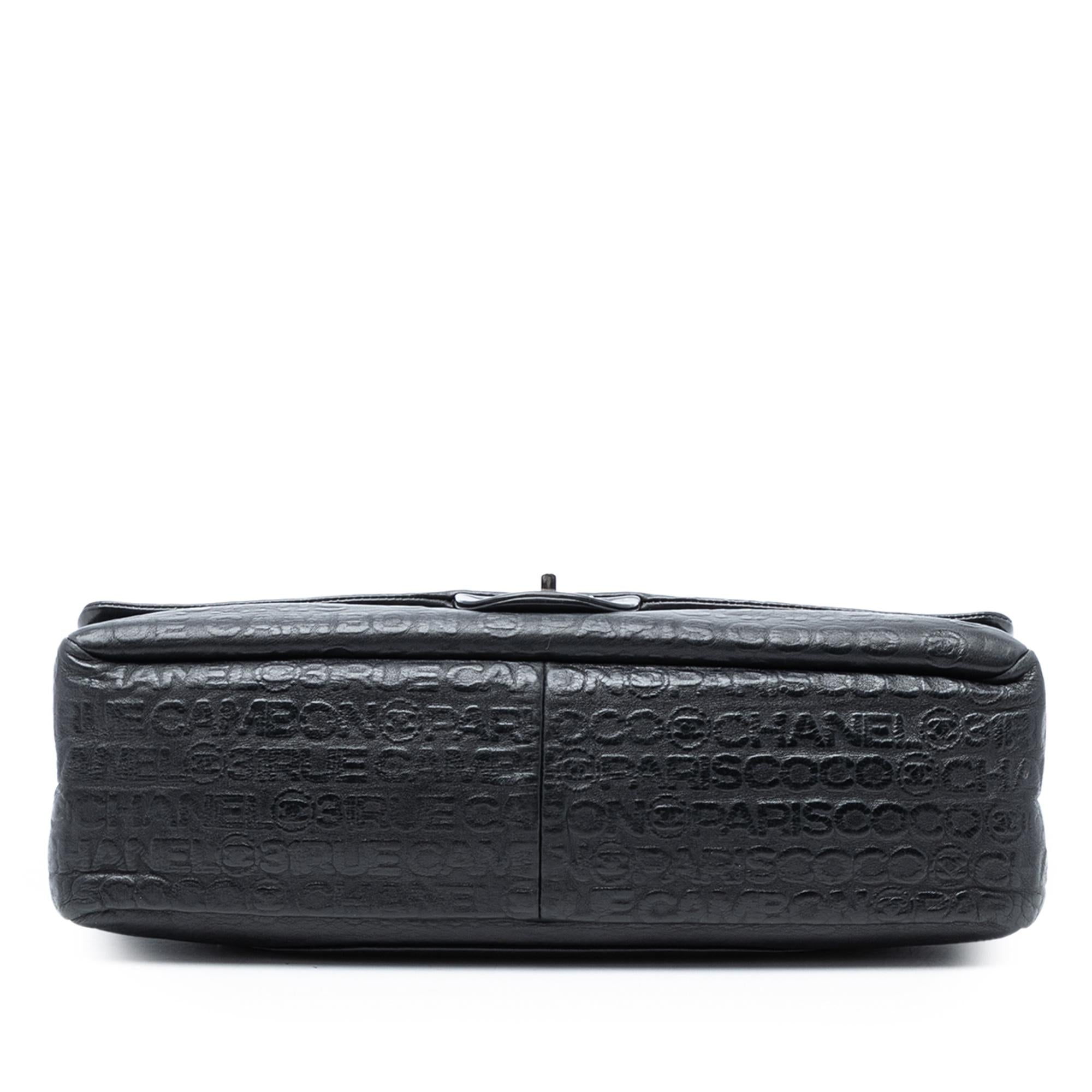 Chanel Maxi Embossed Calfskin 31 Rue Cambon Reissue 2.55 Double Flap