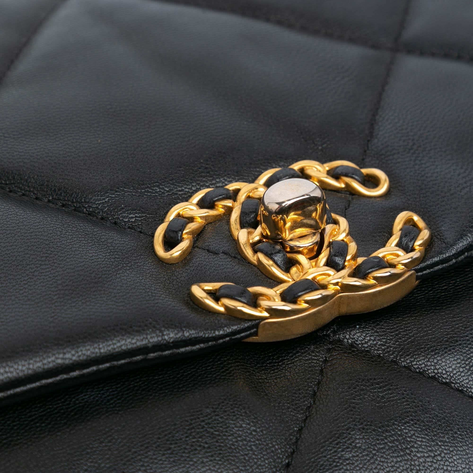 Chanel Maxi Lambskin 19 Flap