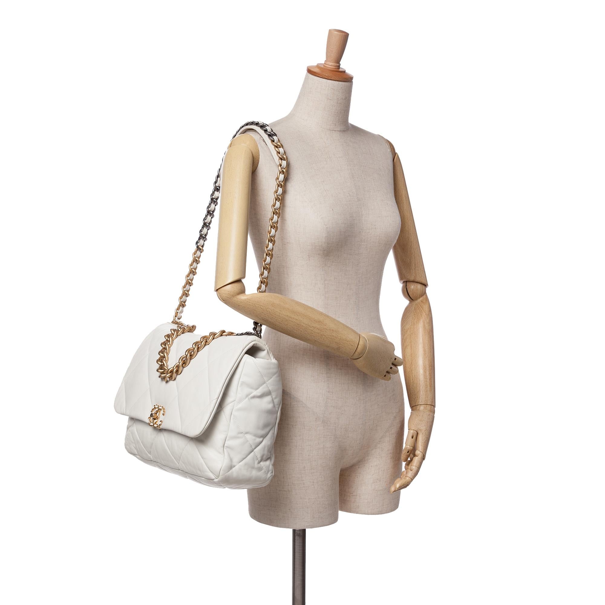 Chanel Maxi Lambskin 19 Flap