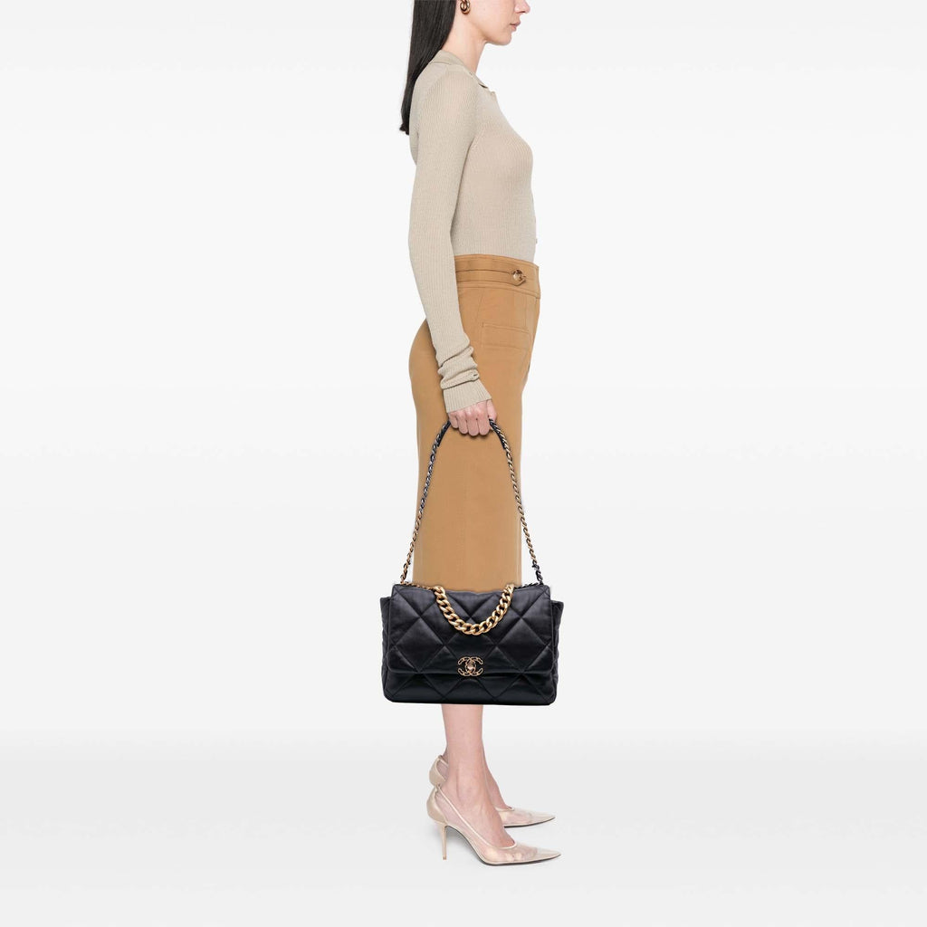 Chanel Maxi Lambskin 19 Flap