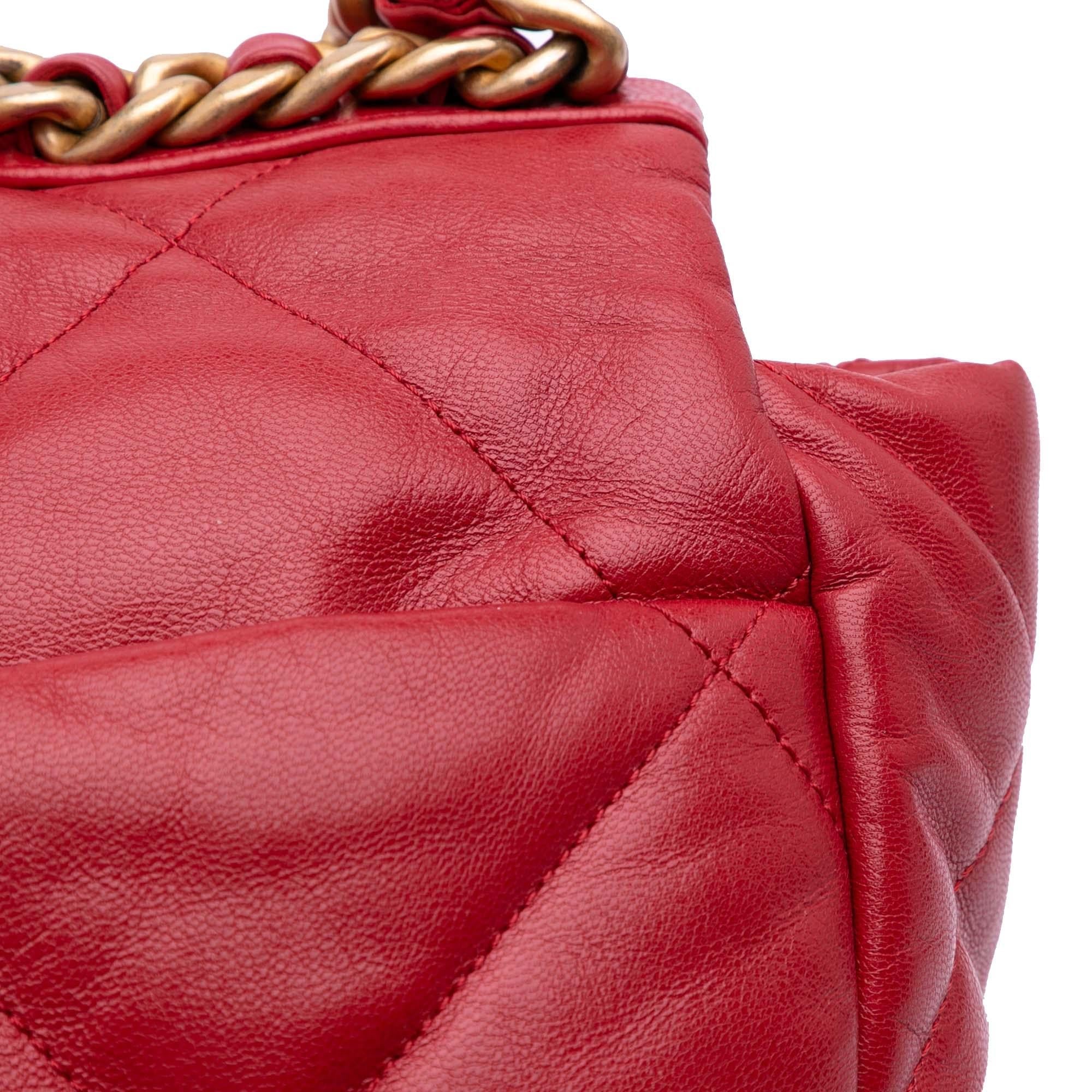 Chanel Maxi Lambskin 19 Flap