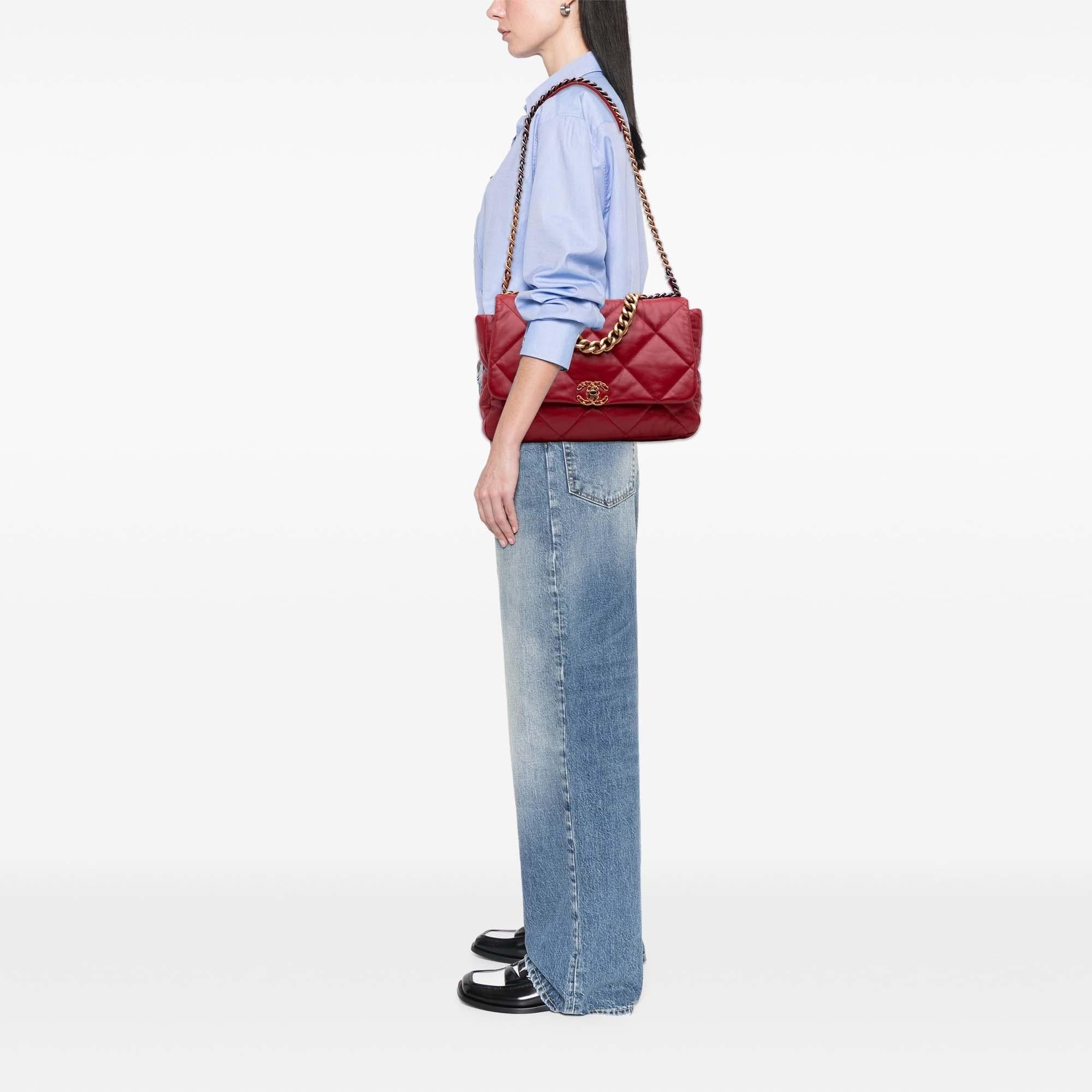 Chanel Maxi Lambskin 19 Flap