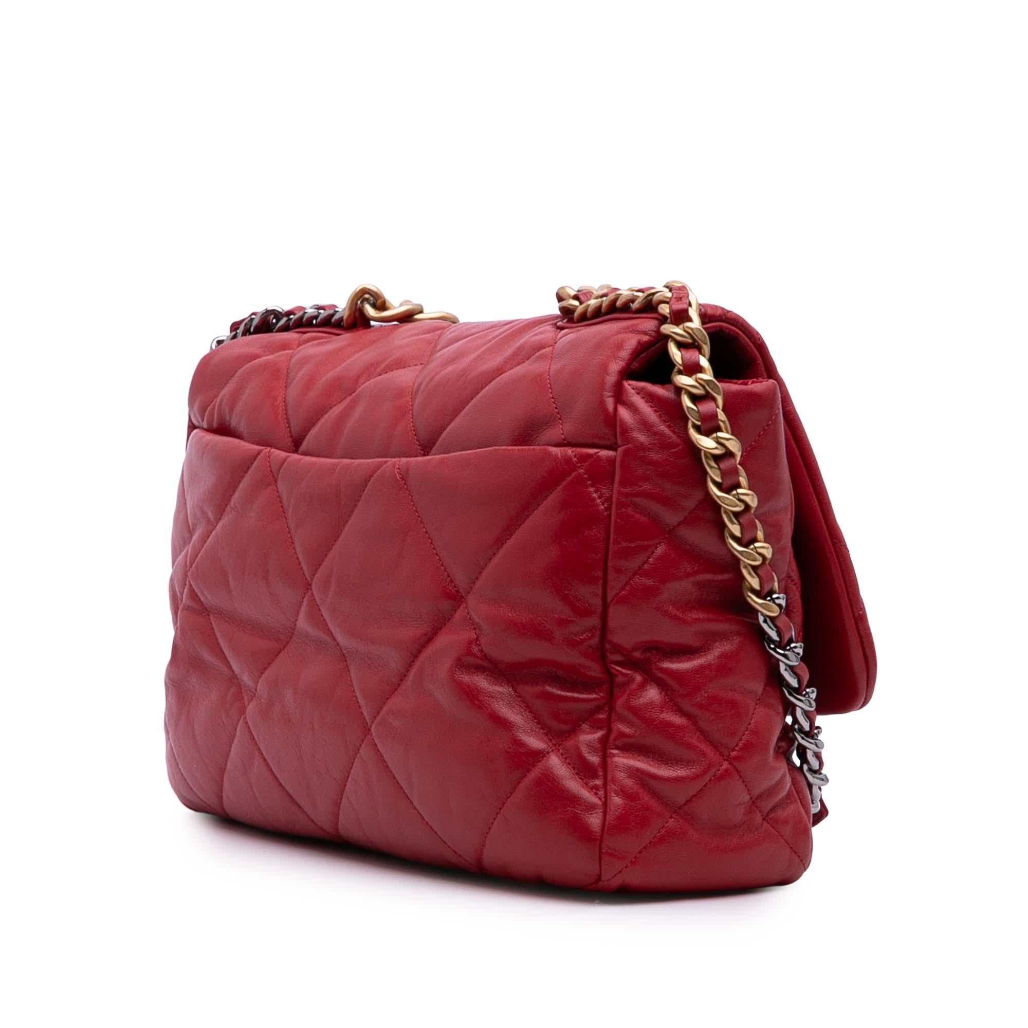Chanel Maxi Lambskin 19 Flap