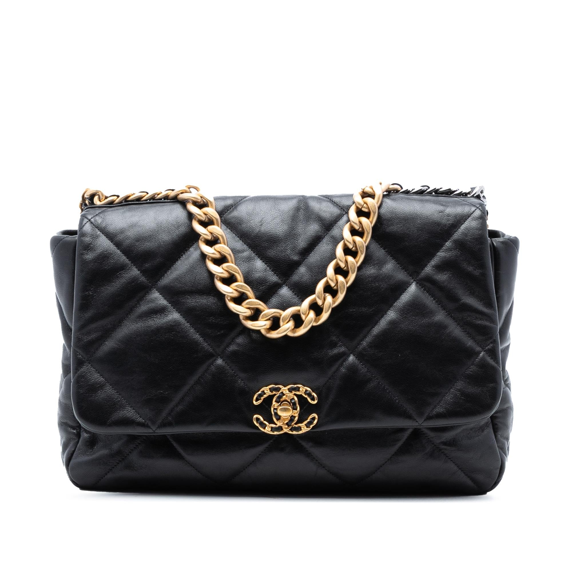 Chanel Maxi Lambskin 19 Flap