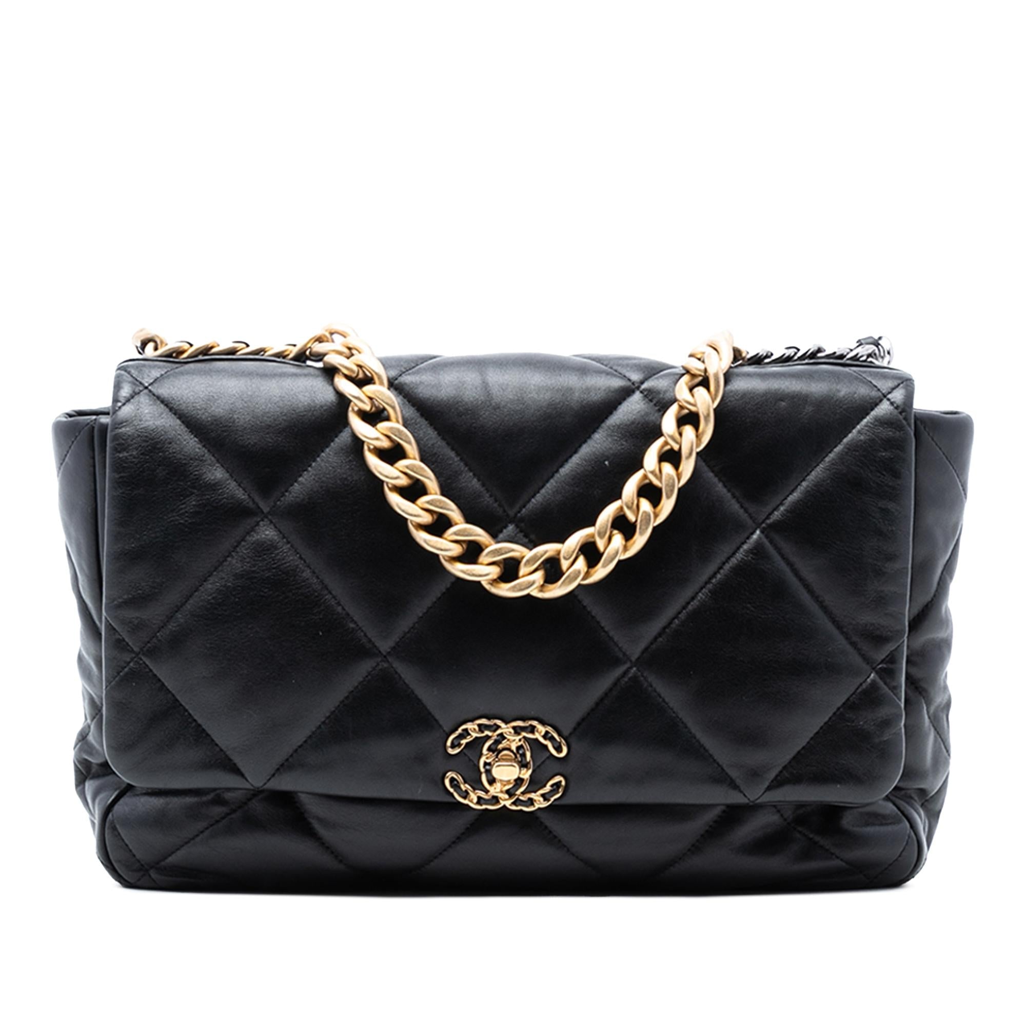 Chanel Maxi Lambskin 19 Flap