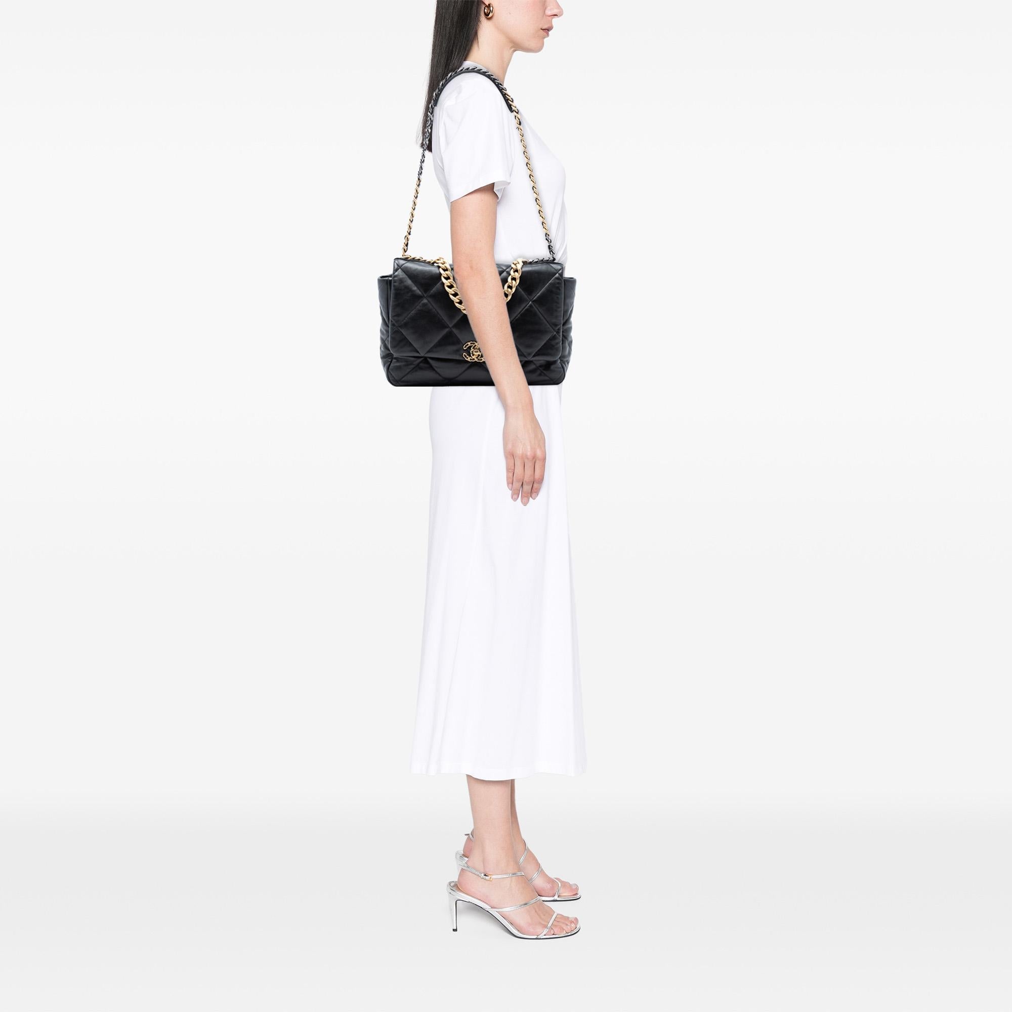 Chanel Maxi Lambskin 19 Flap