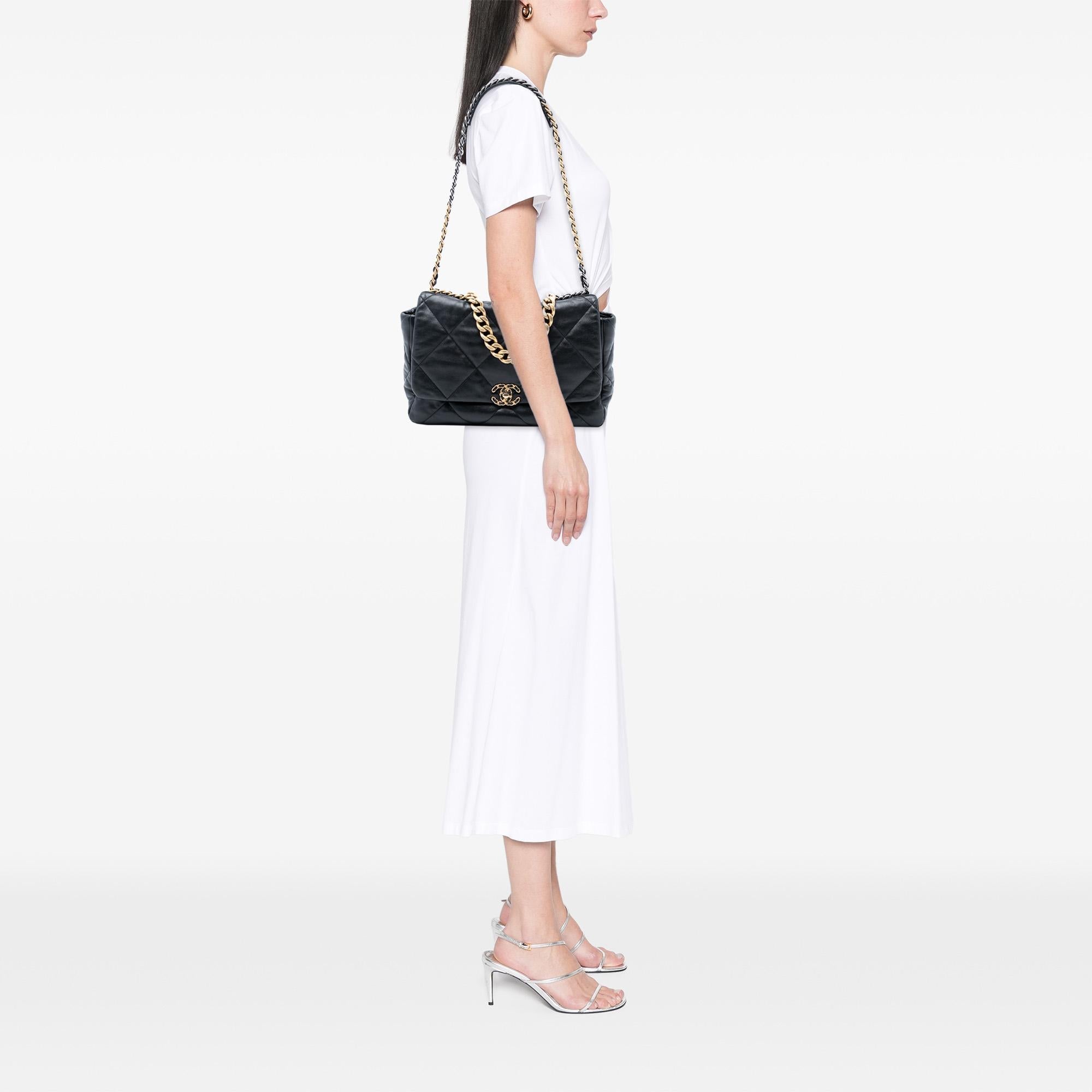 Chanel Maxi Lambskin 19 Flap
