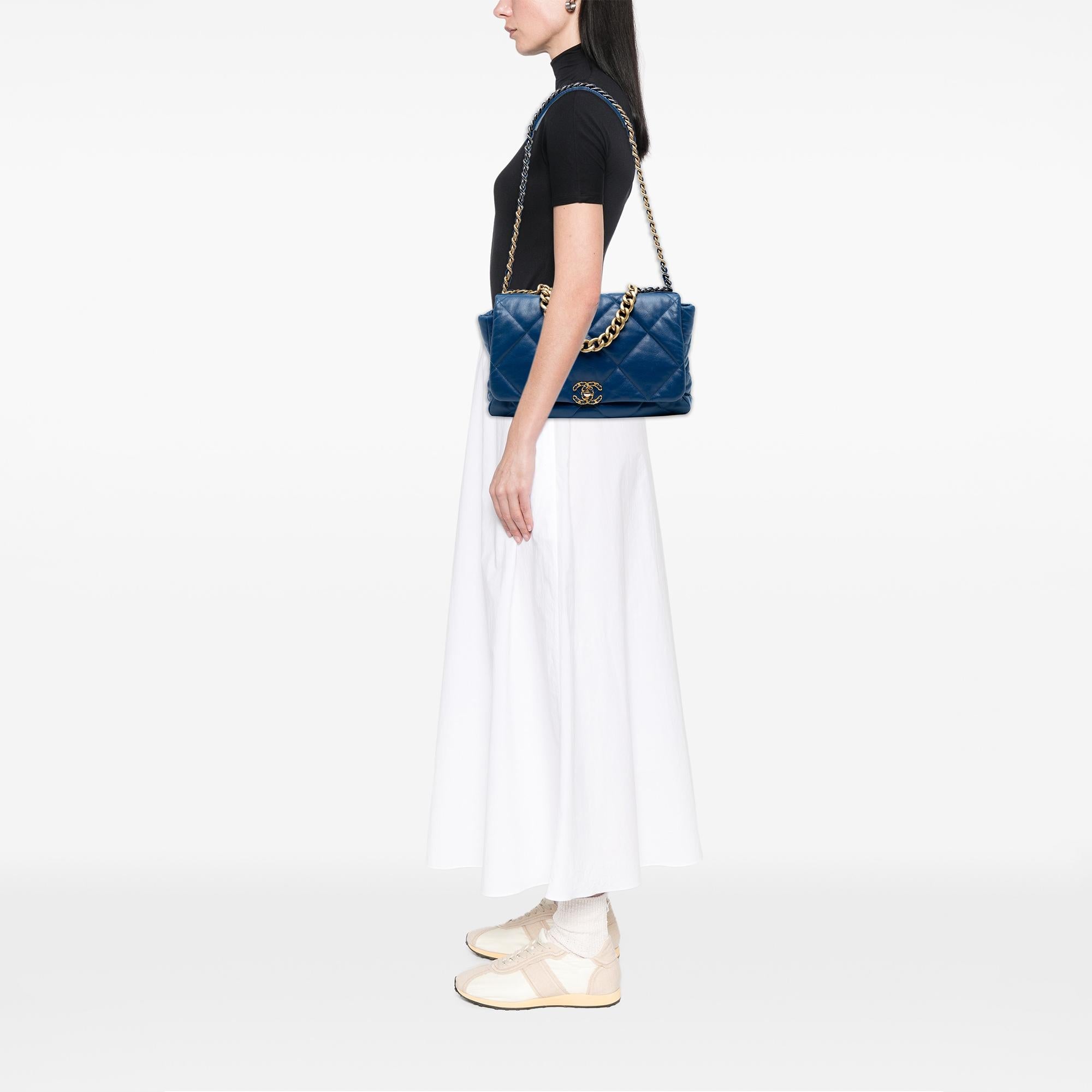 Chanel Maxi Lambskin 19 Flap