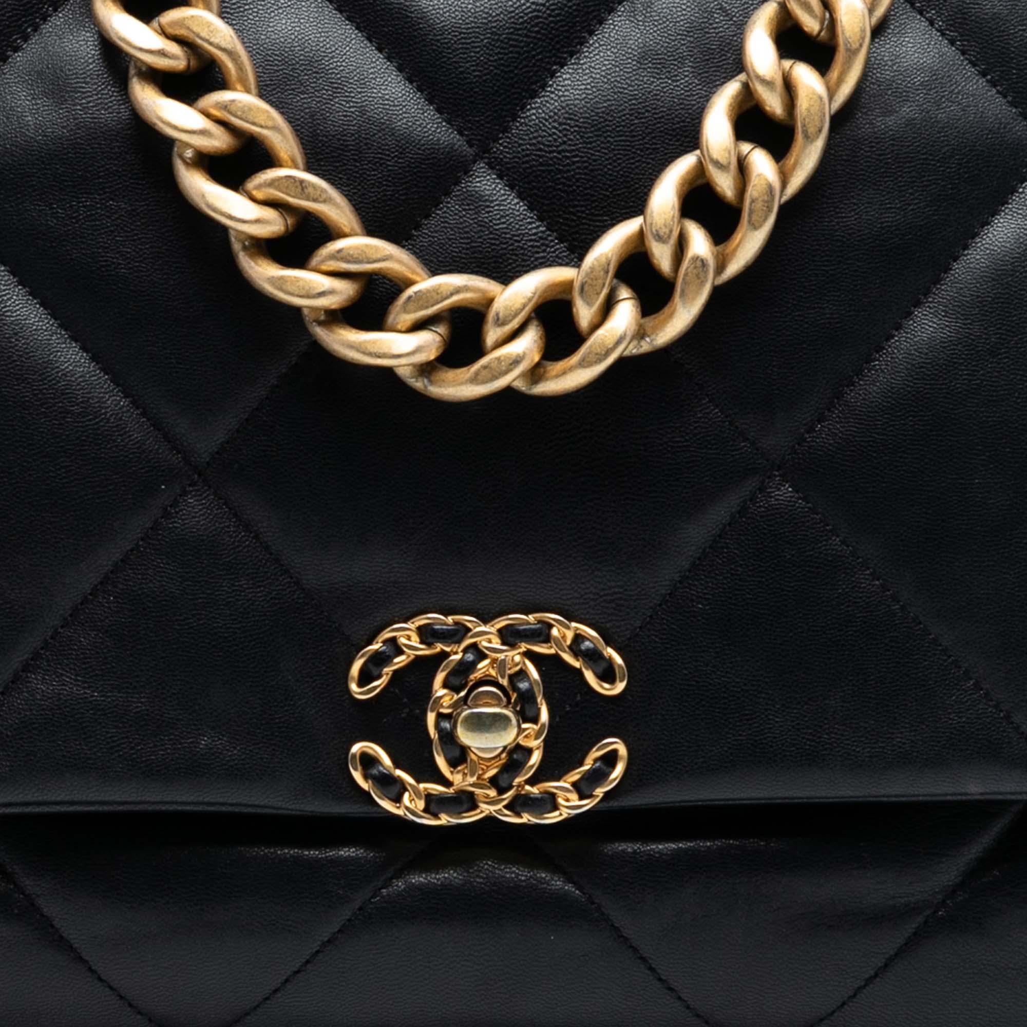 Chanel Maxi Lambskin 19 Flap