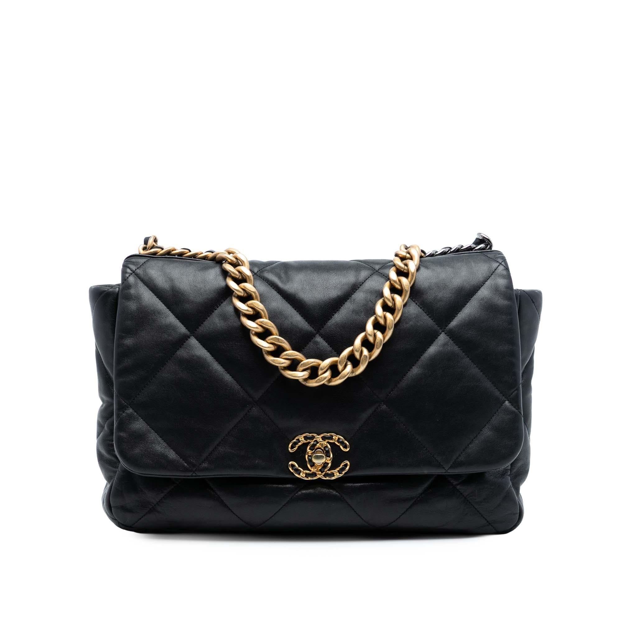 Chanel Maxi Lambskin 19 Flap