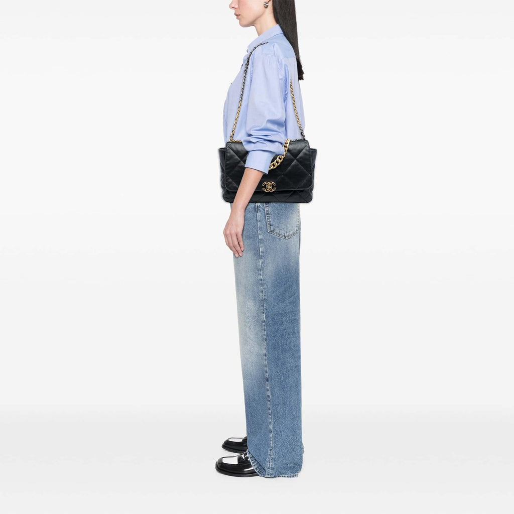 Chanel Maxi Lambskin 19 Flap