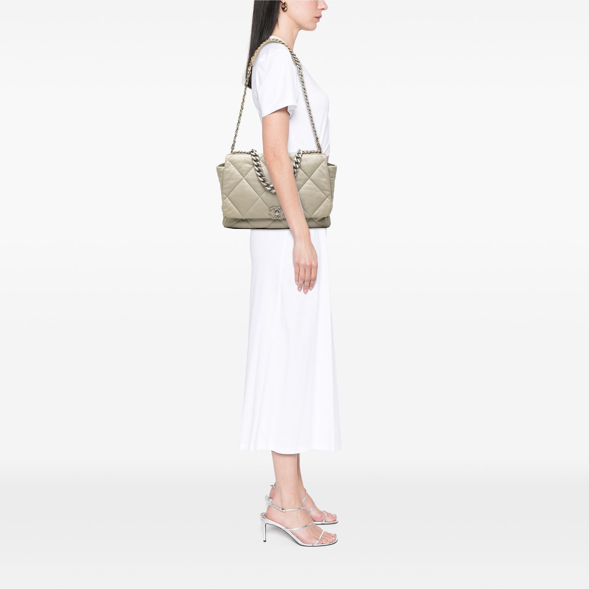 Chanel Maxi Lambskin 19 Flap