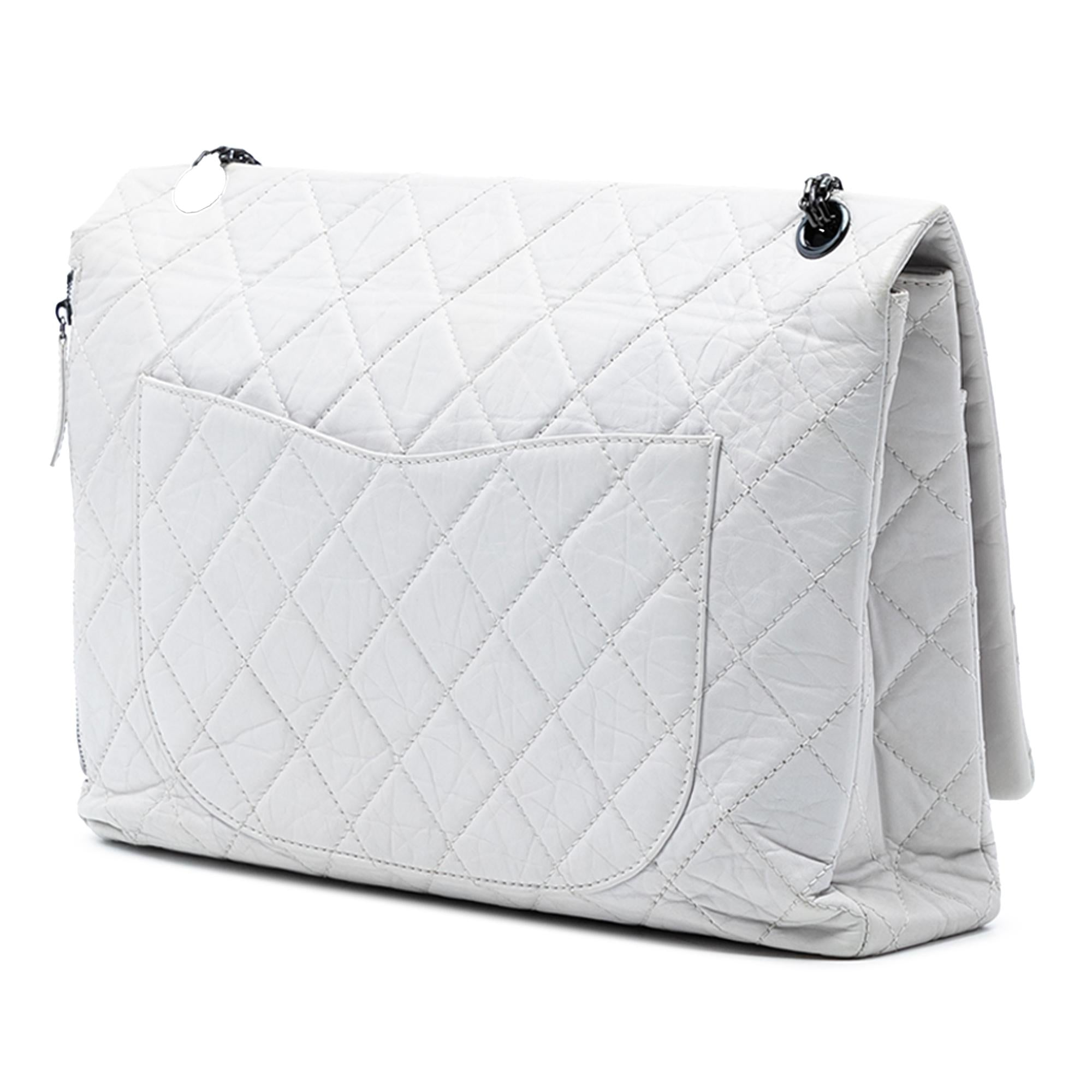 Chanel Maxi Quilted Aged Calfskin Reissue 2.55 Single Flap