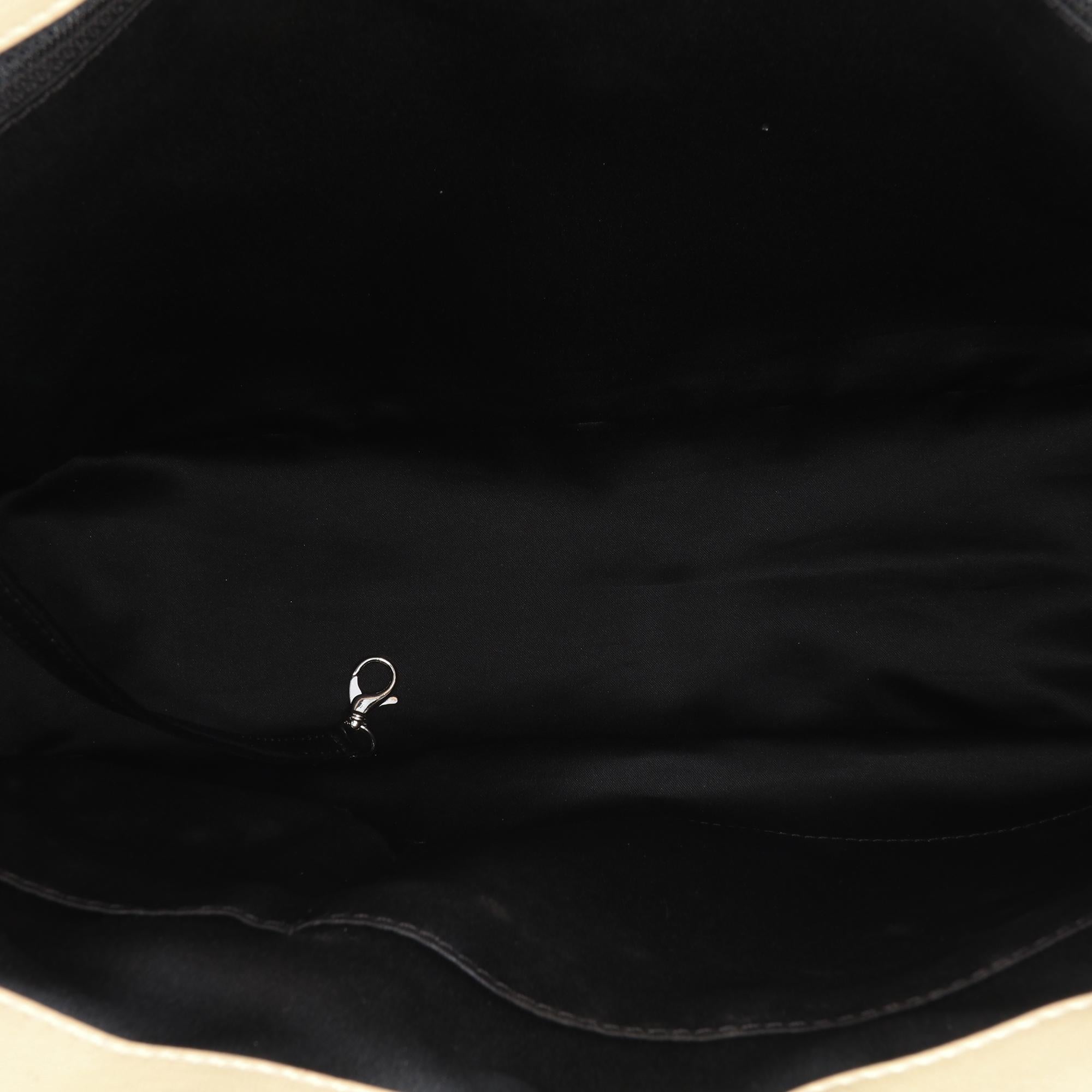 Chanel Maxi Quilted Calfskin Blizzard Zip Top Flap