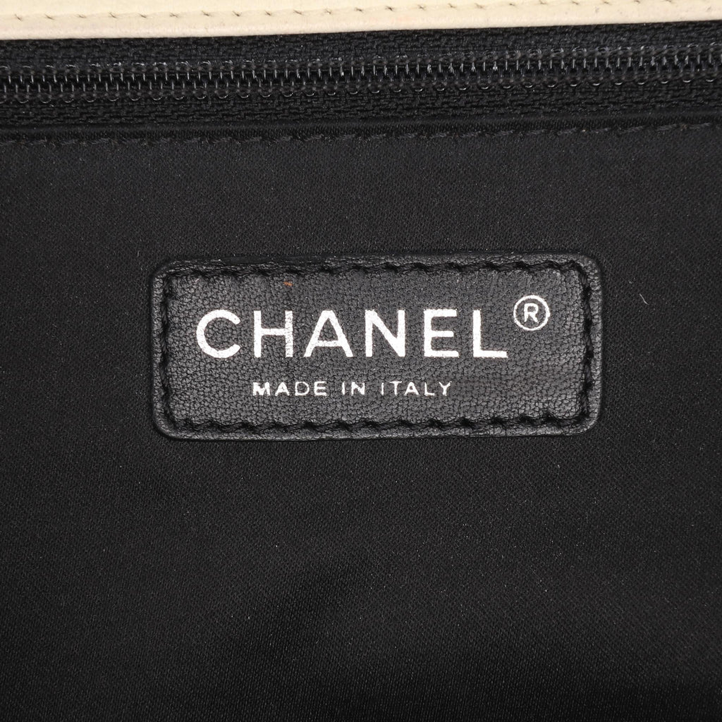 Chanel Maxi Quilted Calfskin Blizzard Zip Top Flap