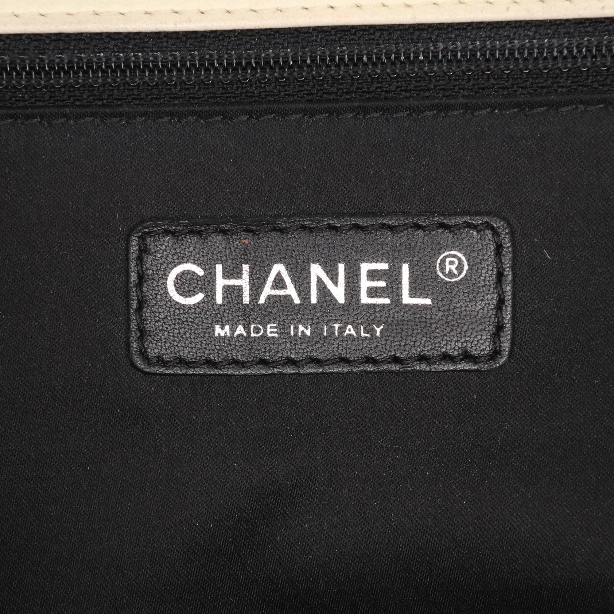 Chanel Maxi Quilted Calfskin Blizzard Zip Top Flap