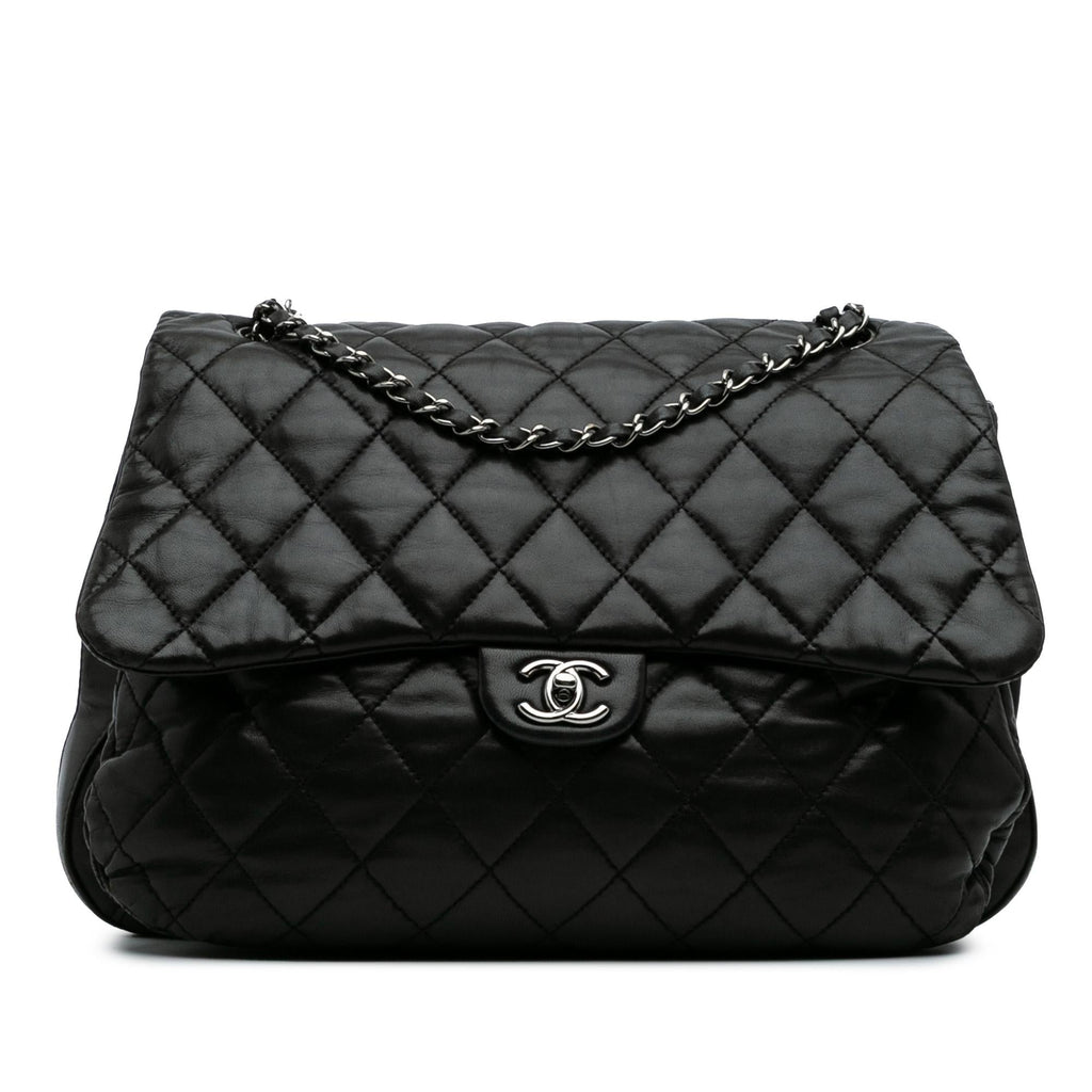 Chanel Maxi Quilted Lambskin 3 Flap