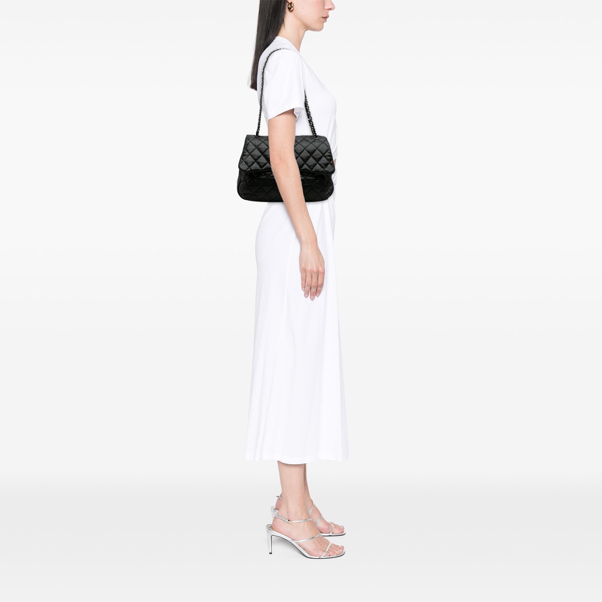 Chanel Maxi Quilted Lambskin 3 Flap