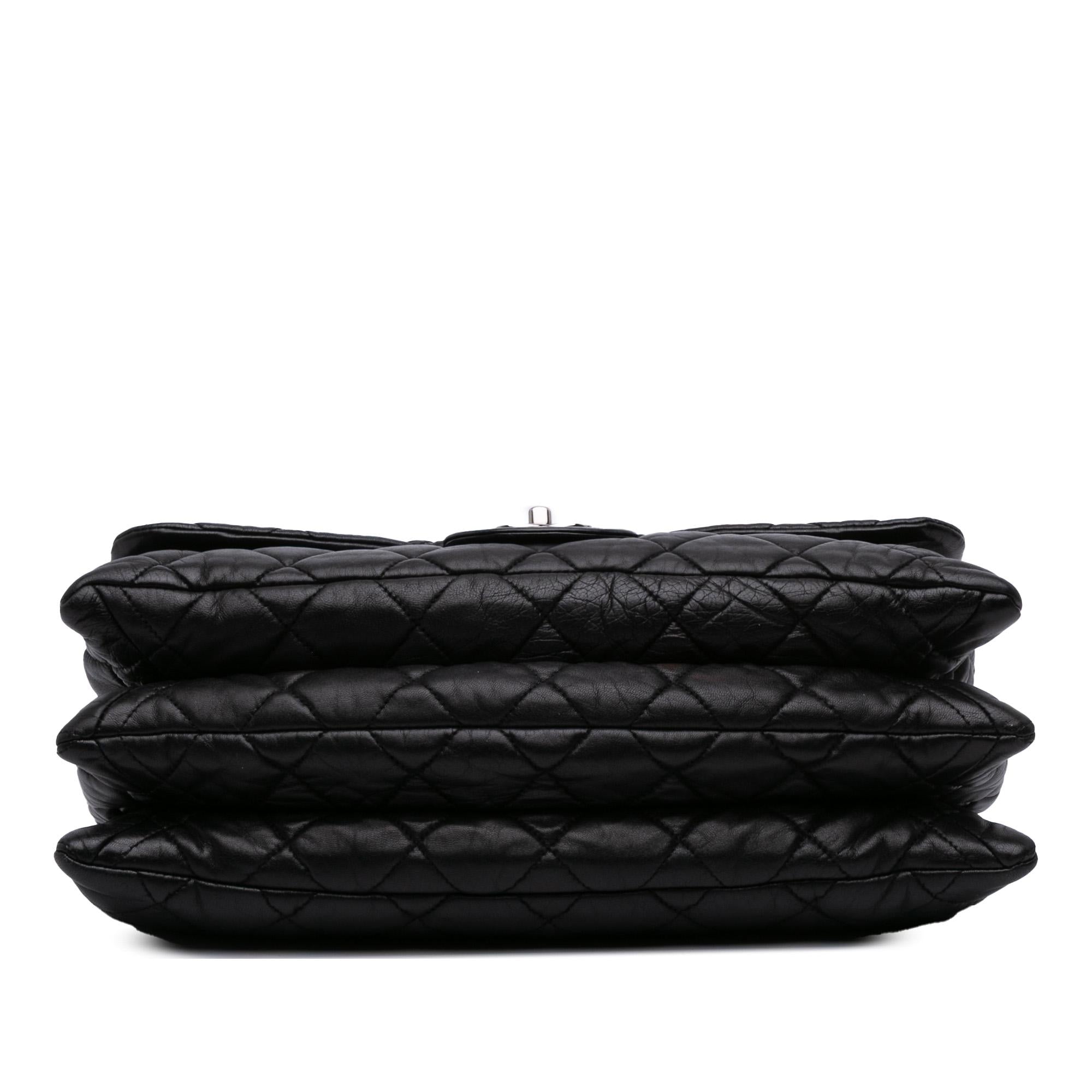 Chanel Maxi Quilted Lambskin 3 Flap