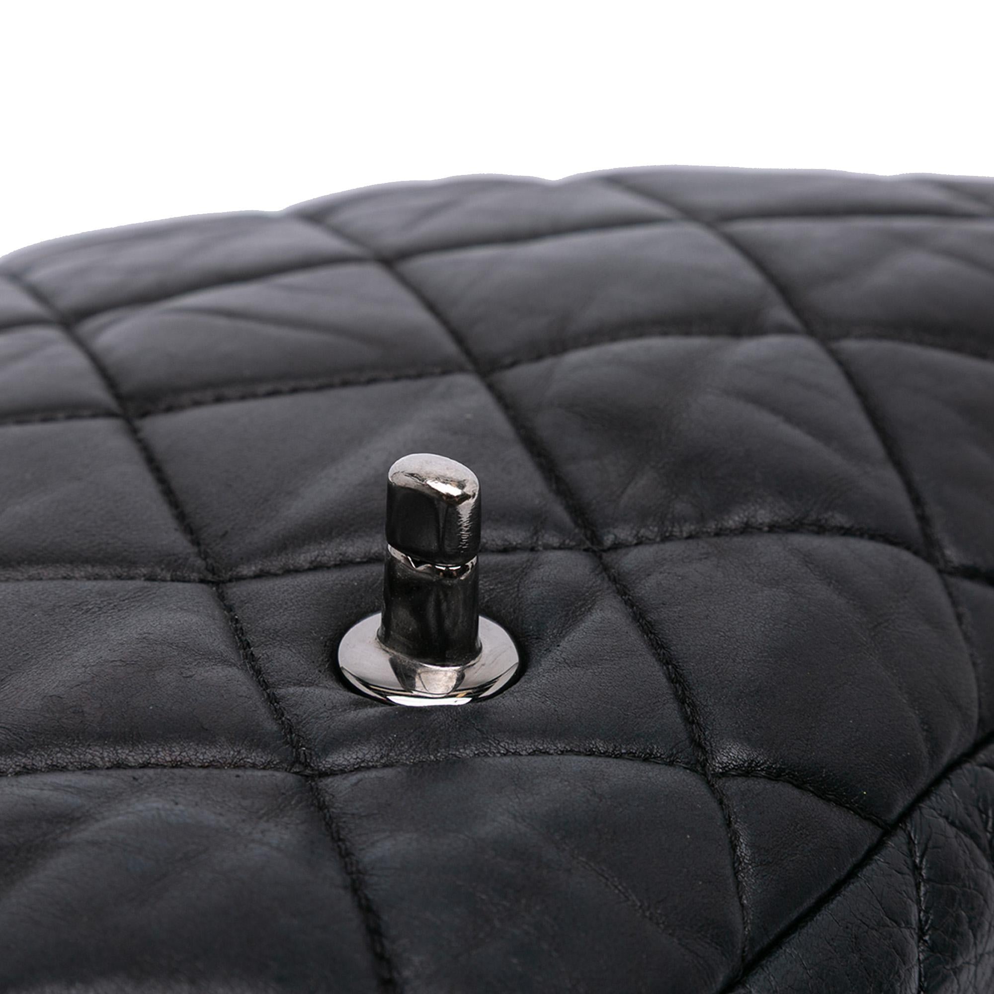 Chanel Maxi Quilted Lambskin 3 Flap