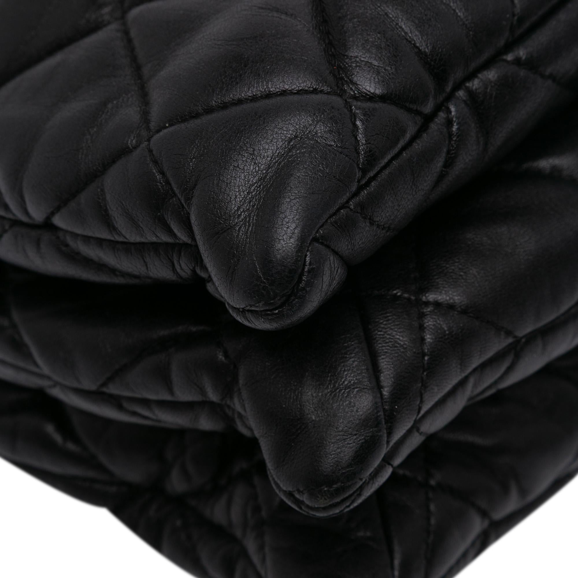 Chanel Maxi Quilted Lambskin 3 Flap