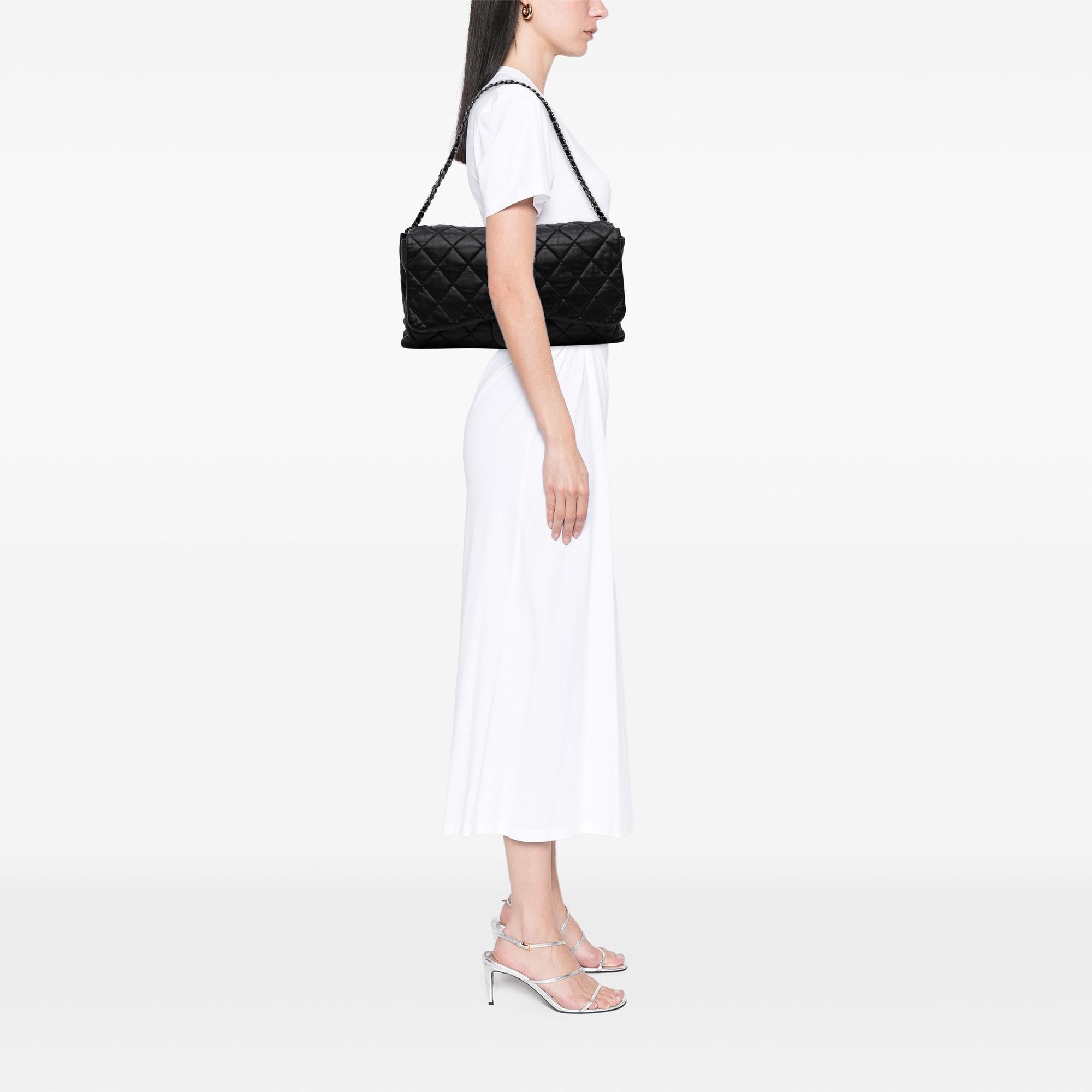 Chanel Maxi Quilted Lambskin 3 Flap