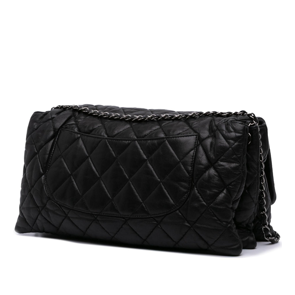 Chanel Maxi Quilted Lambskin 3 Flap