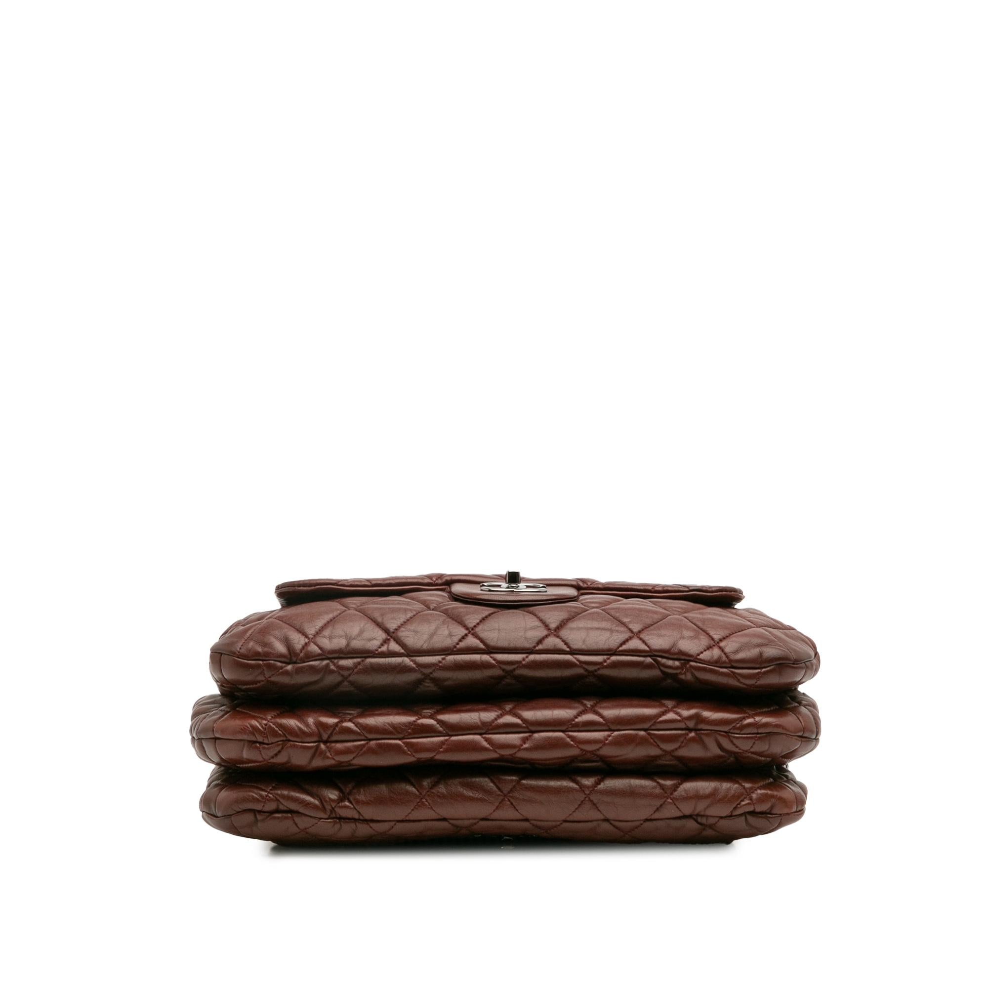 Chanel Maxi Quilted Lambskin 3 Tote
