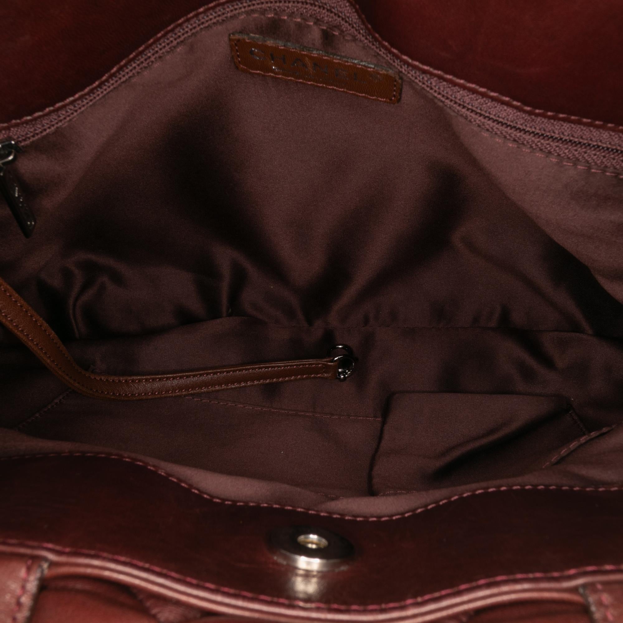Chanel Maxi Quilted Lambskin 3 Tote
