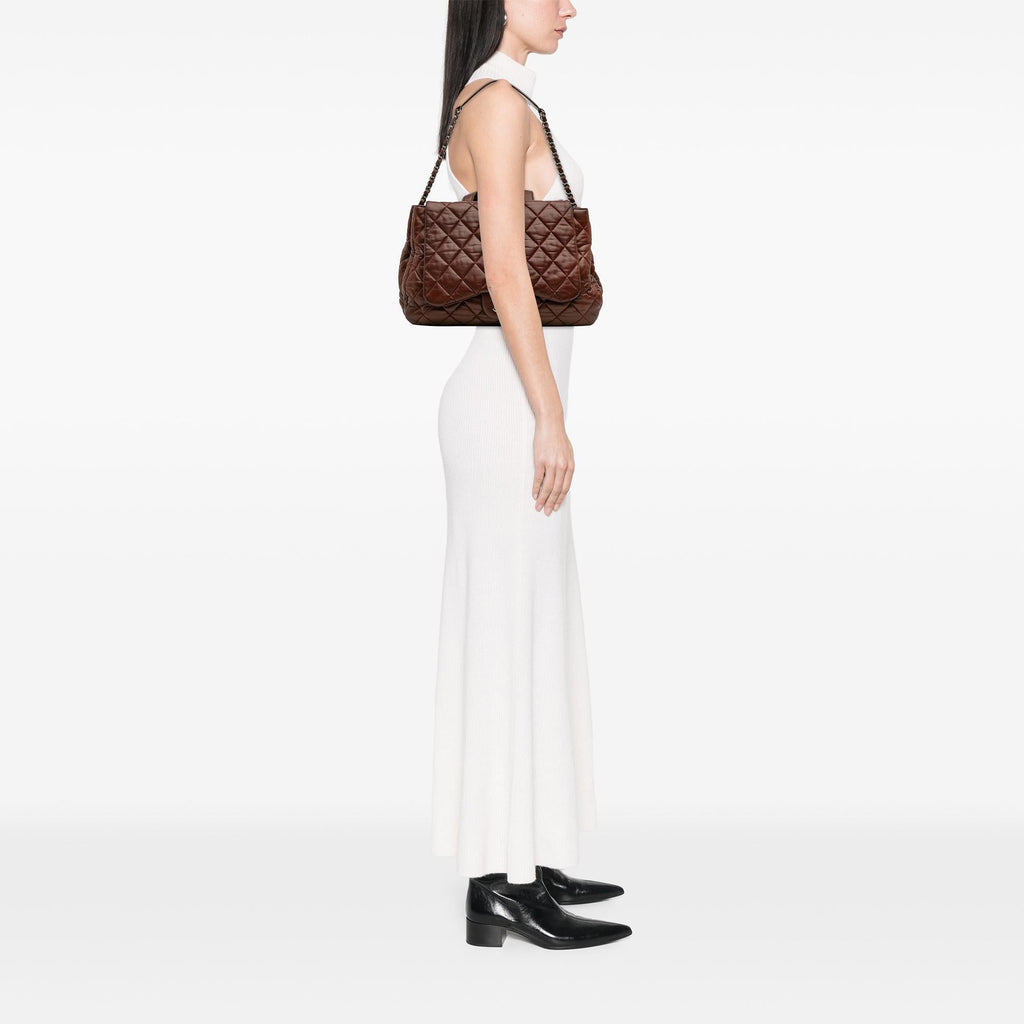 Chanel Maxi Quilted Lambskin 3 Tote