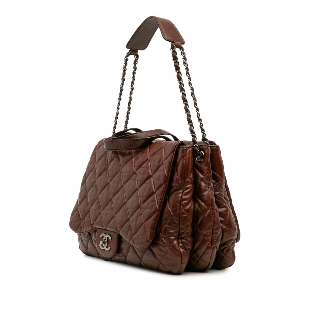 Chanel Maxi Quilted Lambskin 3 Tote