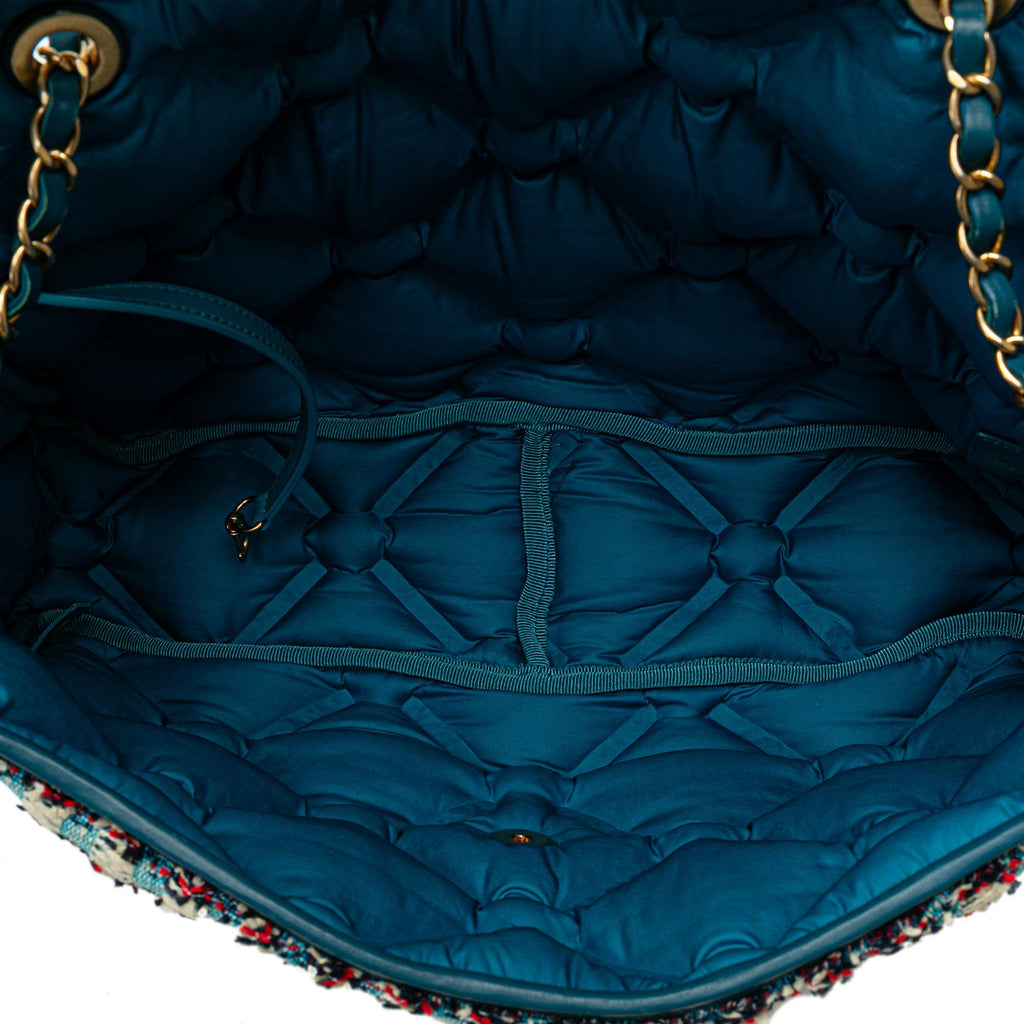 Chanel Maxi Tweed Chesterfield Single Flap