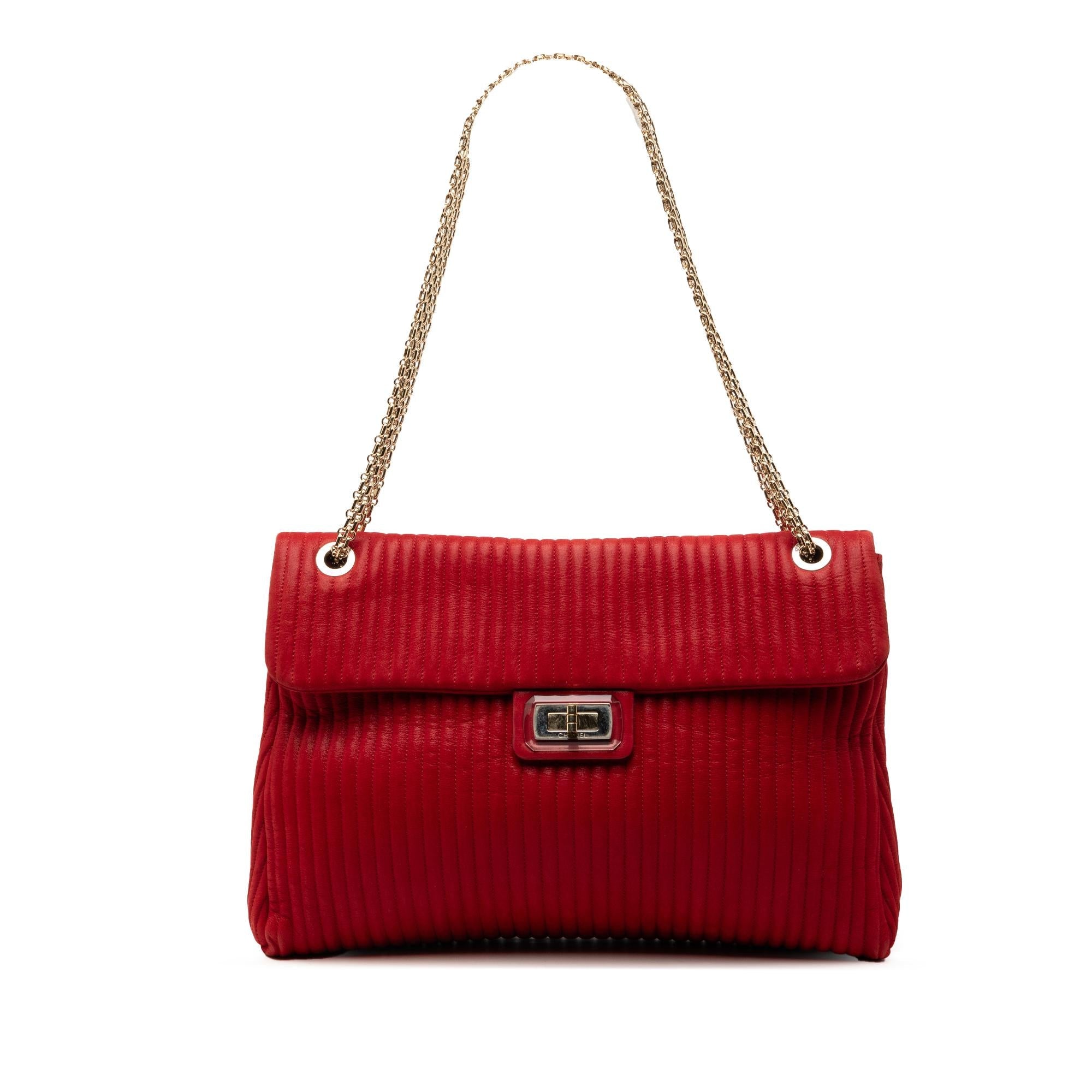 Chanel Maxi Vertical Quilted Calfskin Mademoiselle Lock Bijoux Flap