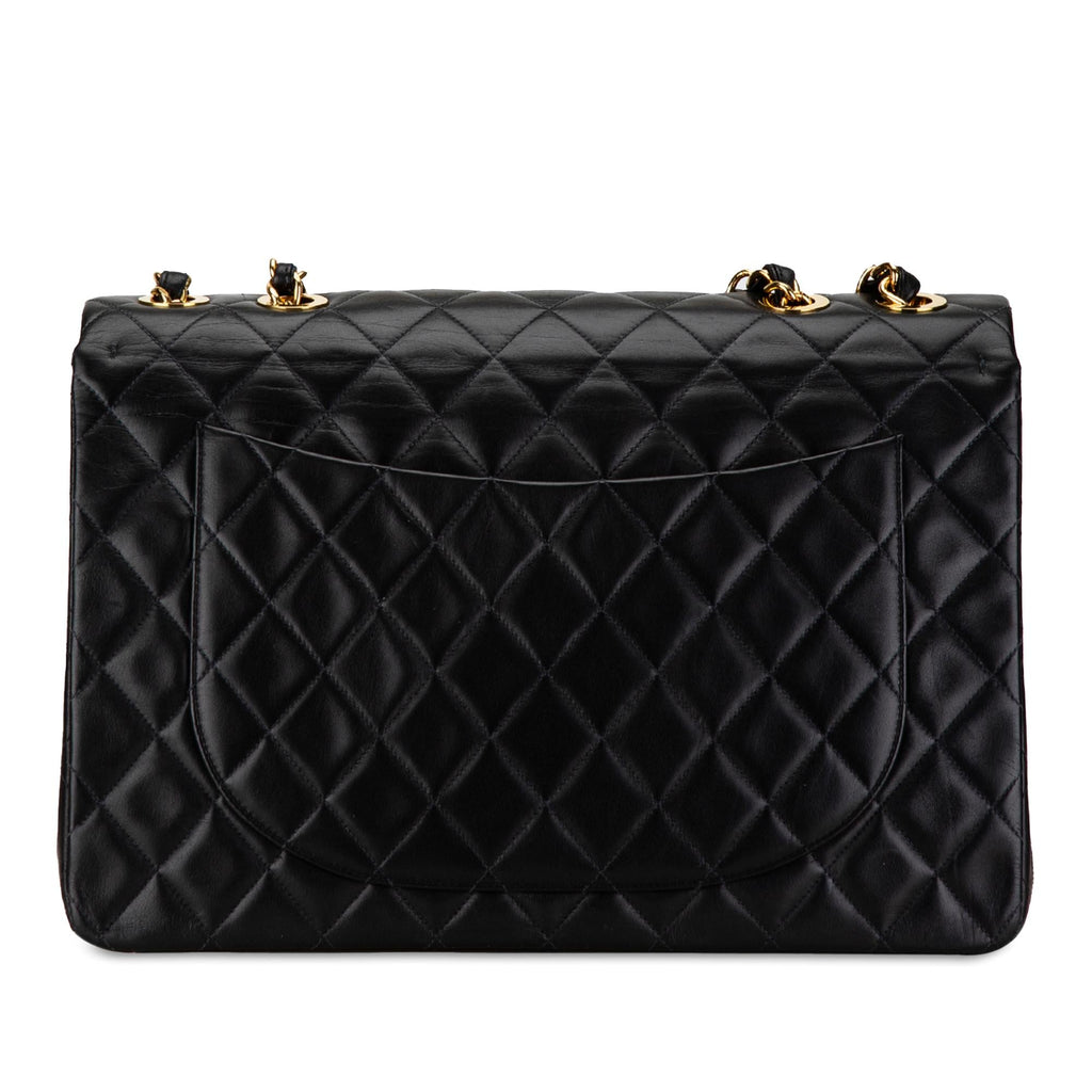 Chanel Maxi XL Classic Lambskin Single Flap (SHG-vNBmIg)