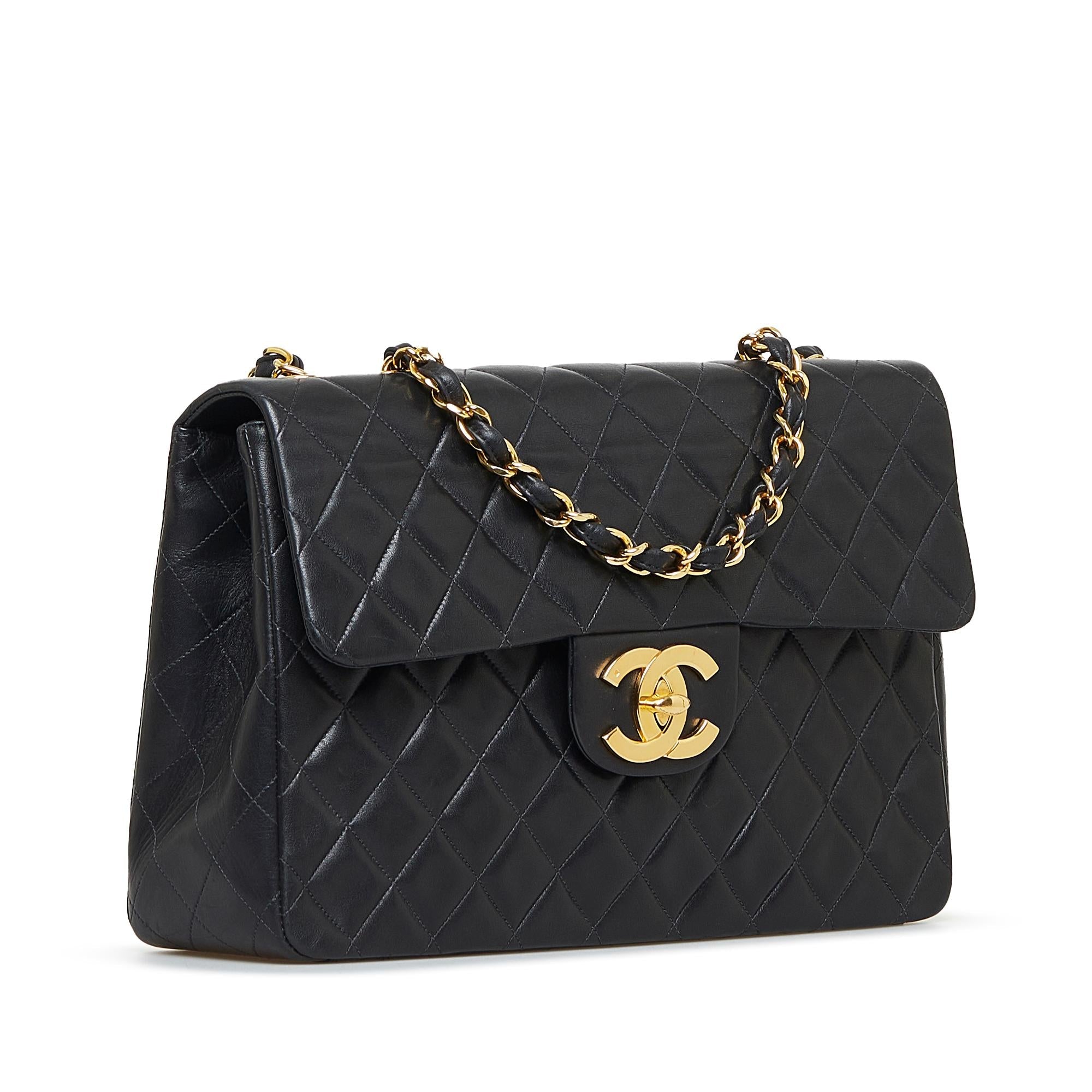 Chanel Maxi XL Classic Lambskin Single Flap