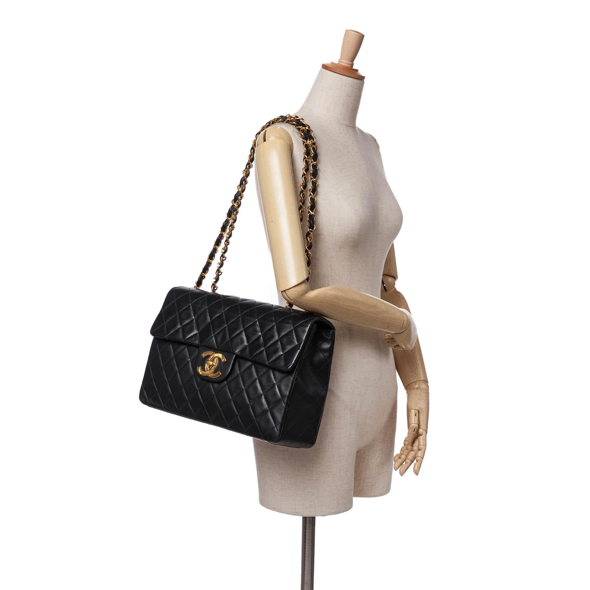 Chanel Maxi XL Classic Lambskin Single Flap