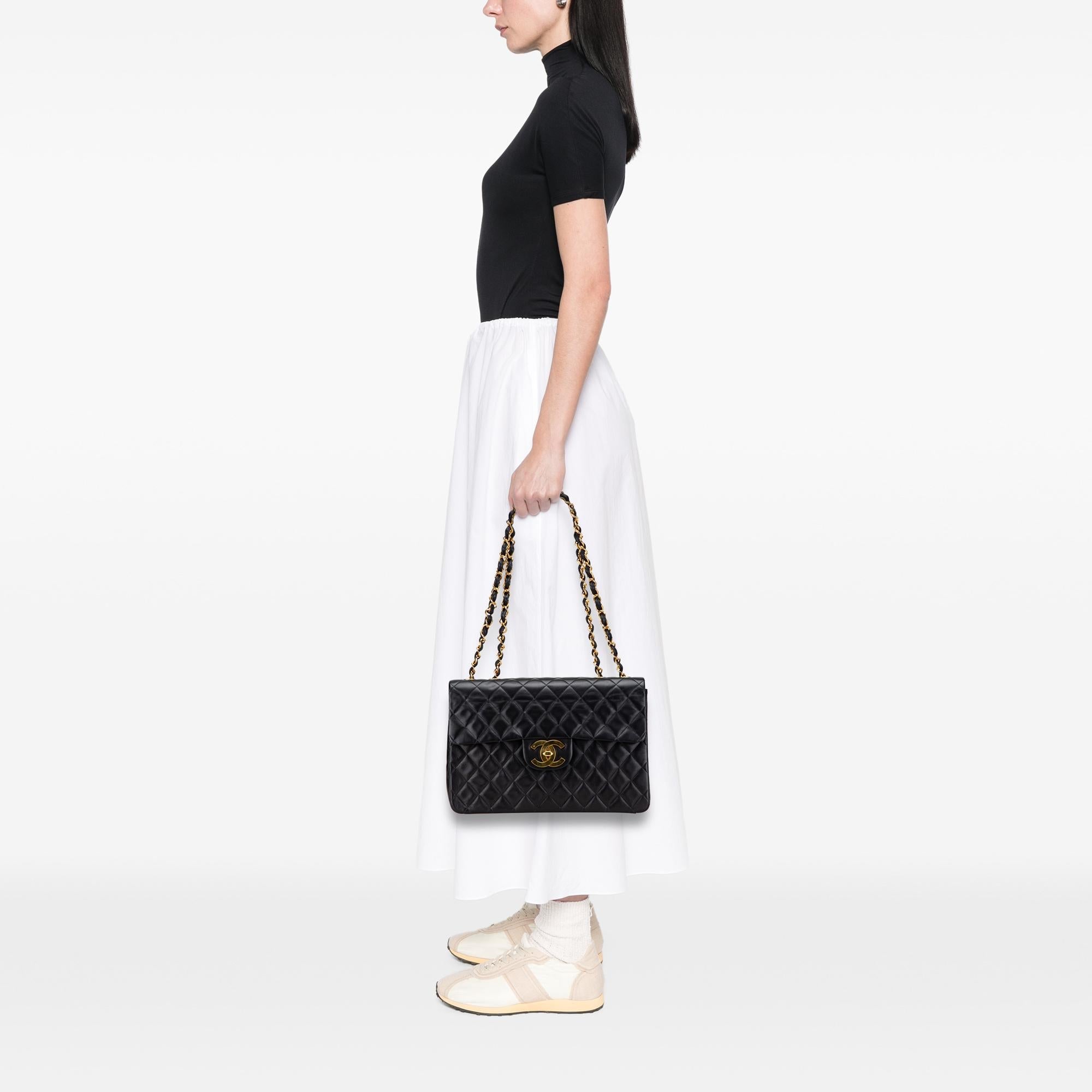 Chanel Maxi XL Classic Lambskin Single Flap