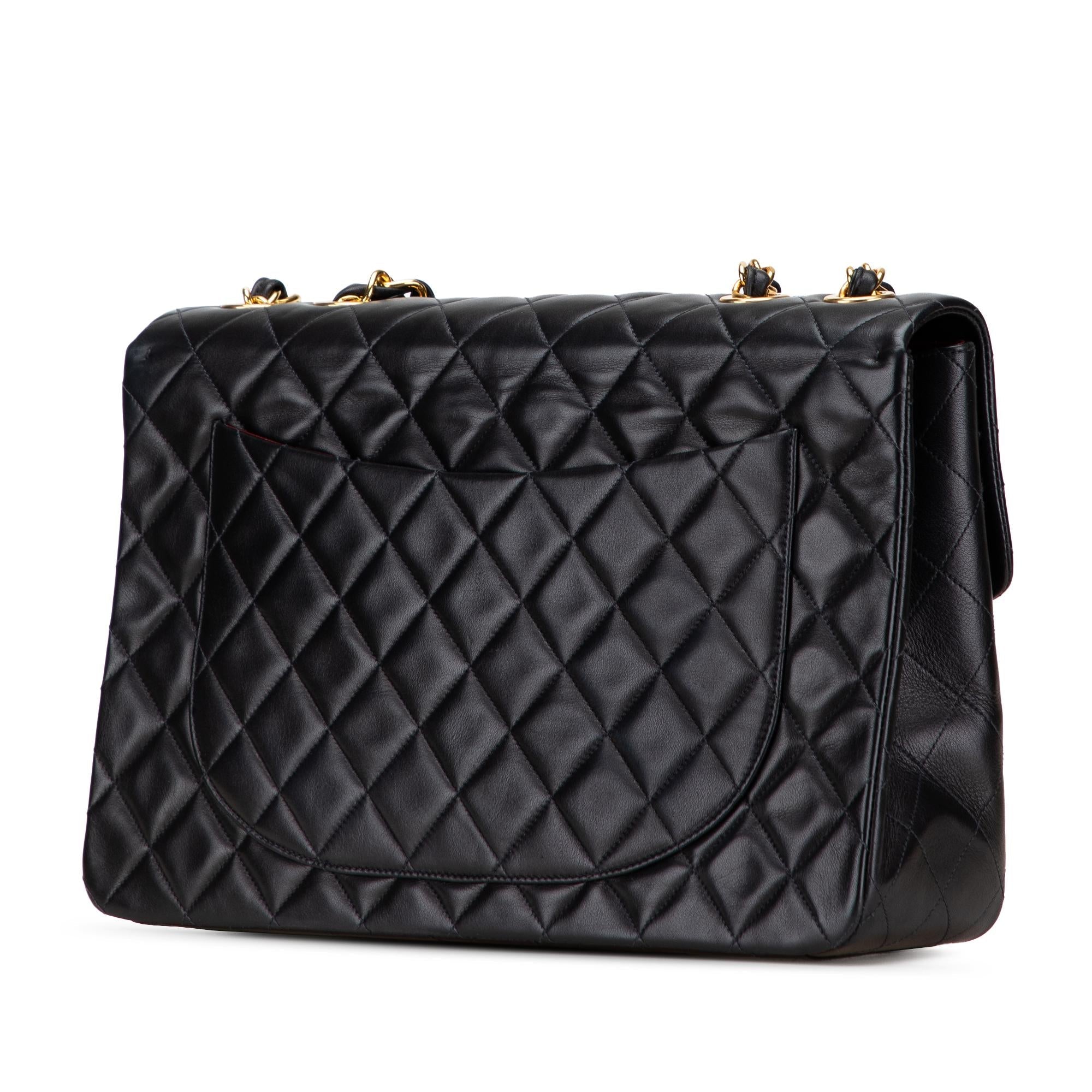 Chanel Maxi XL Classic Lambskin Single Flap