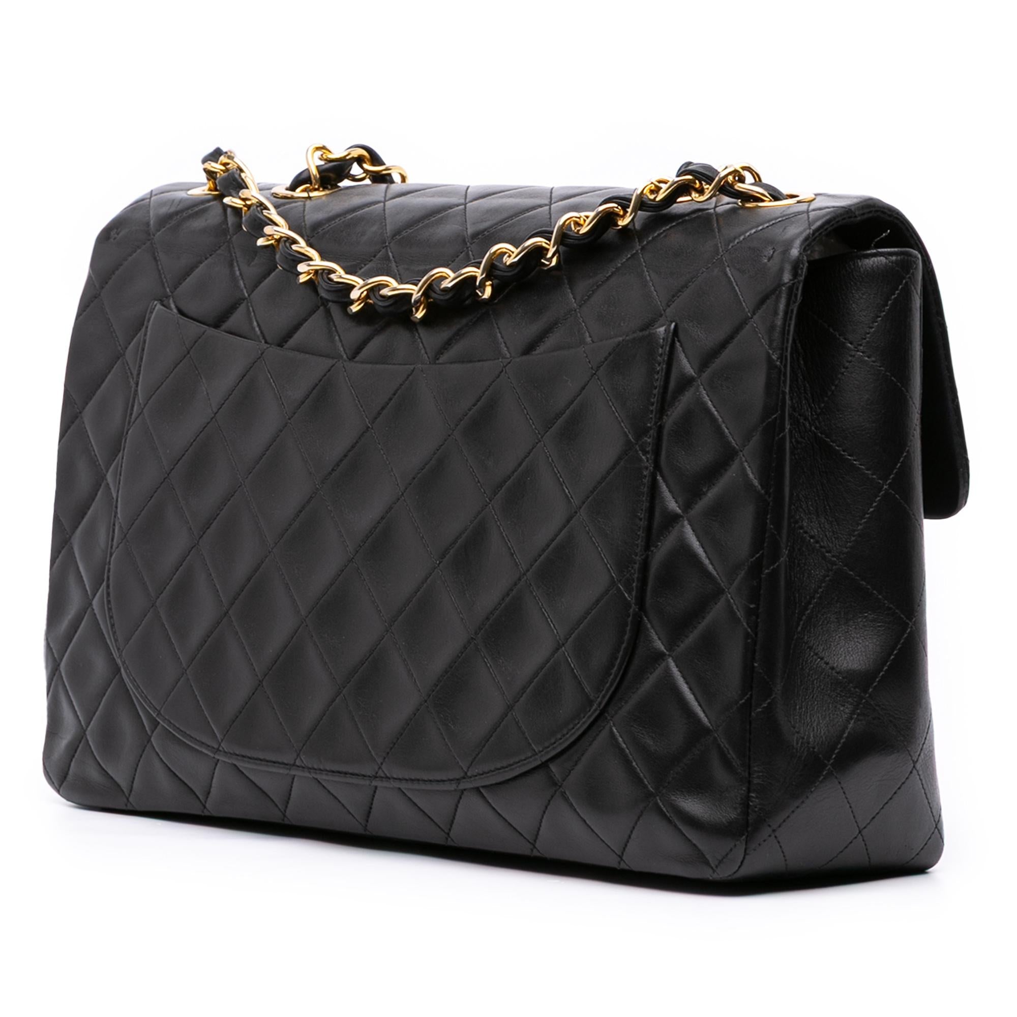 Chanel Maxi XL Classic Lambskin Single Flap